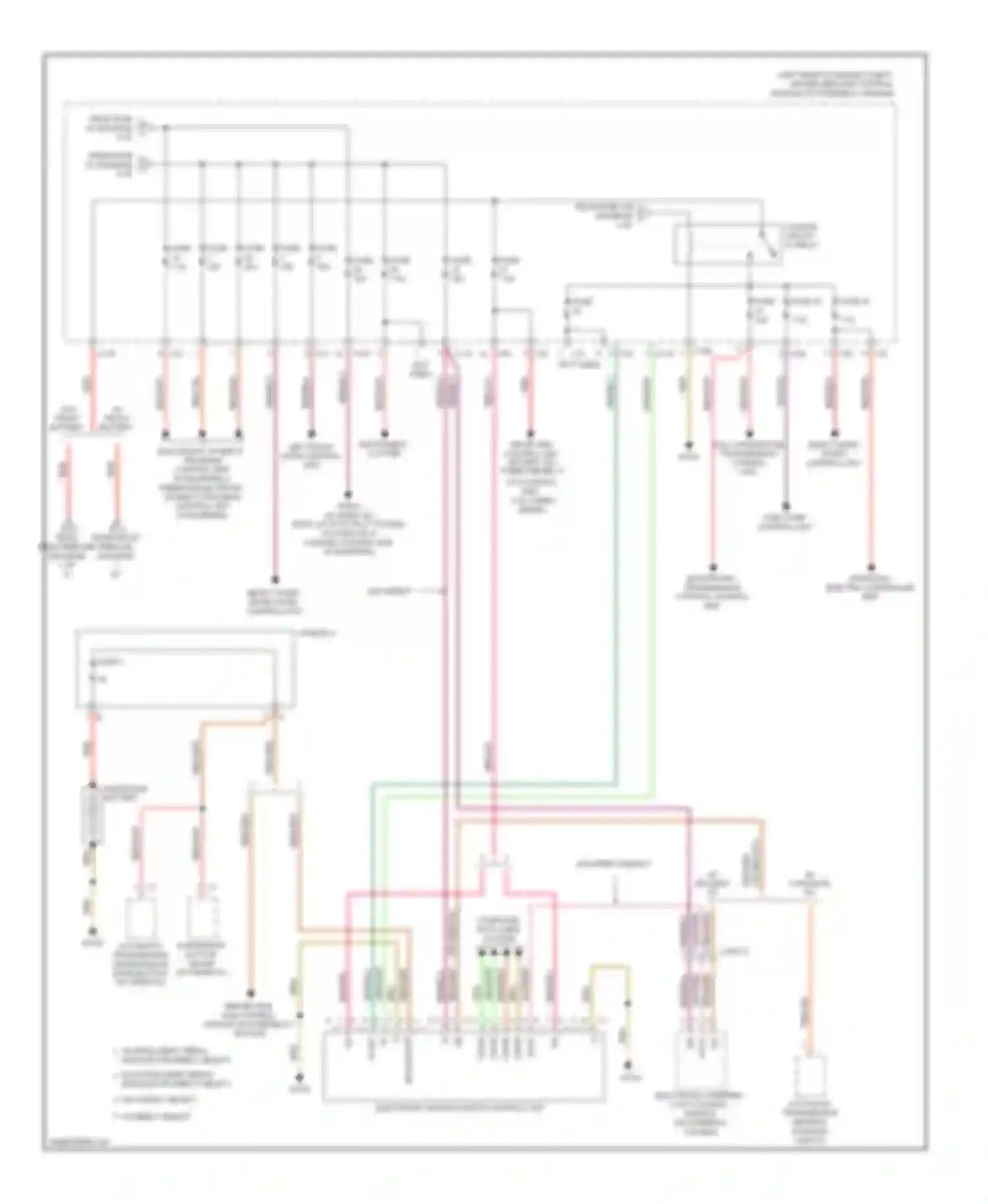 E-class Mercedes-Benz W212/S212/C207/A207 (2009-2013): Power distribution circuit, sedan (5 of 5)
