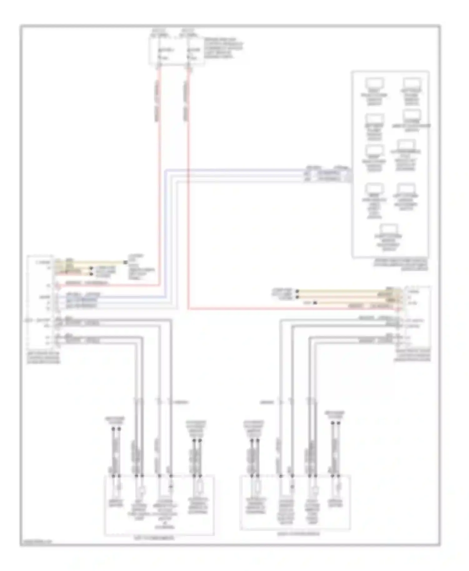 E-class Mercedes-Benz W212/S212/C207/A207 (2009-2013): Power mirror circuit