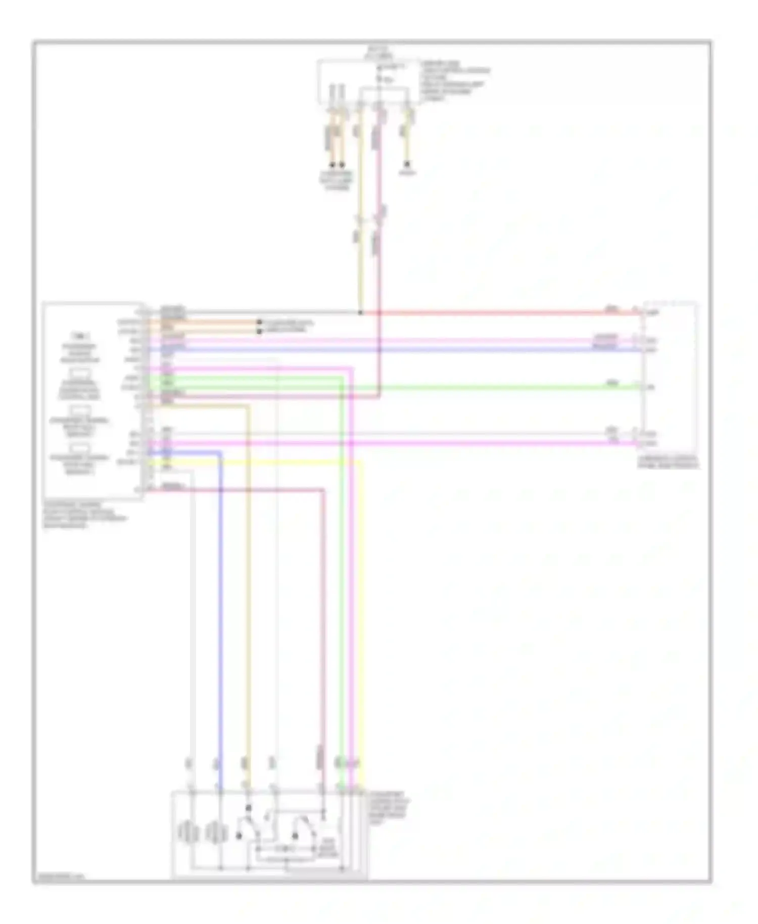 E-class Mercedes-Benz W212/S212/C207/A207 (2009-2013): Power top/sunroof circuit, coupe