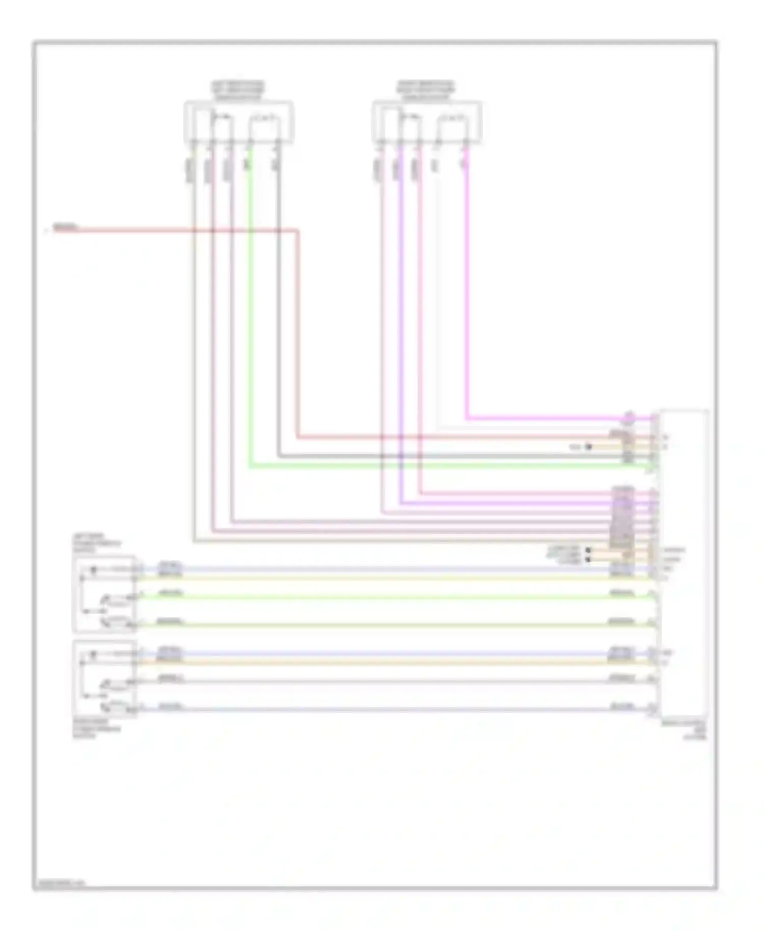 E-class Mercedes-Benz W212/S212/C207/A207 (2009-2013): Power windows circuit (2 of 2)