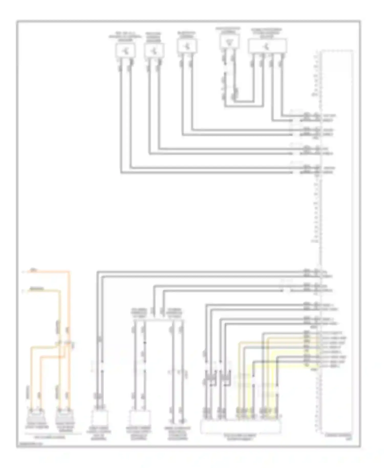 E-class Mercedes-Benz W212/S212/C207/A207 (2009-2013): Comand actuation circuit, sedan (2 of 2)
