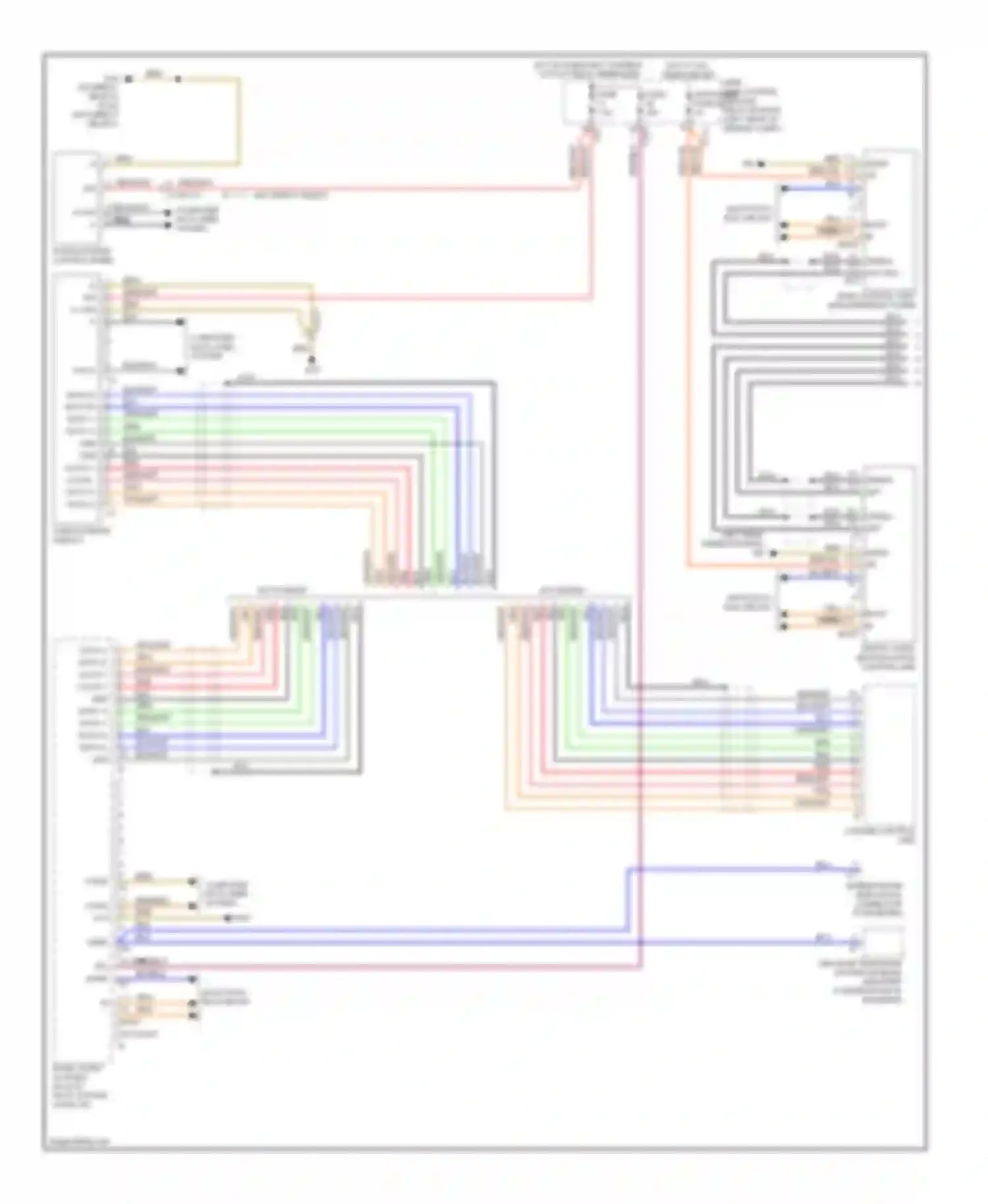 E-class Mercedes-Benz W212/S212/C207/A207 (2009-2013): Radio circuit, sedan (1 of 4)