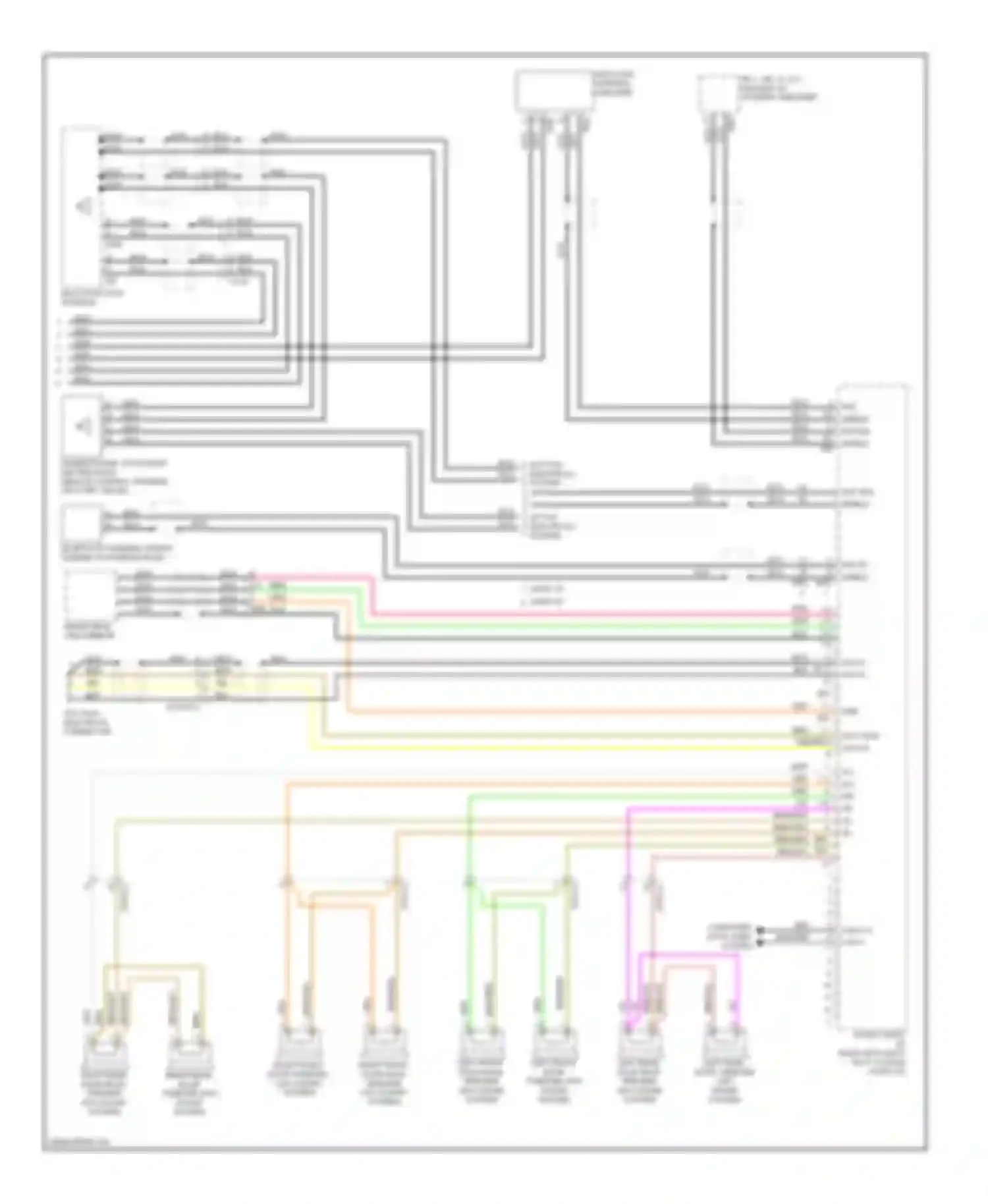 E-class Mercedes-Benz W212/S212/C207/A207 (2009-2013): Radio circuit, sedan (2 of 4)