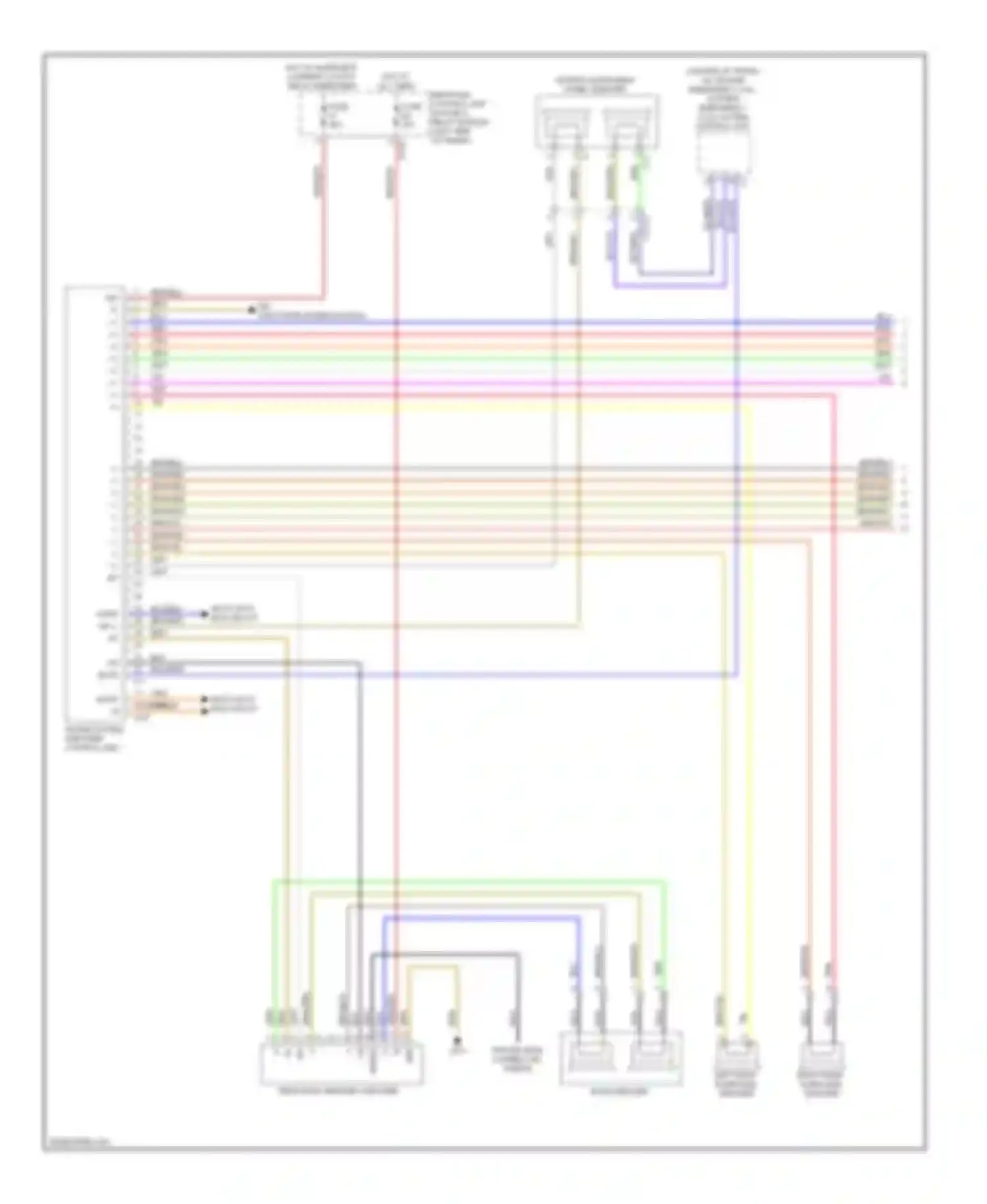 E-class Mercedes-Benz W212/S212/C207/A207 (2009-2013): Radio circuit, sedan (3 of 4)