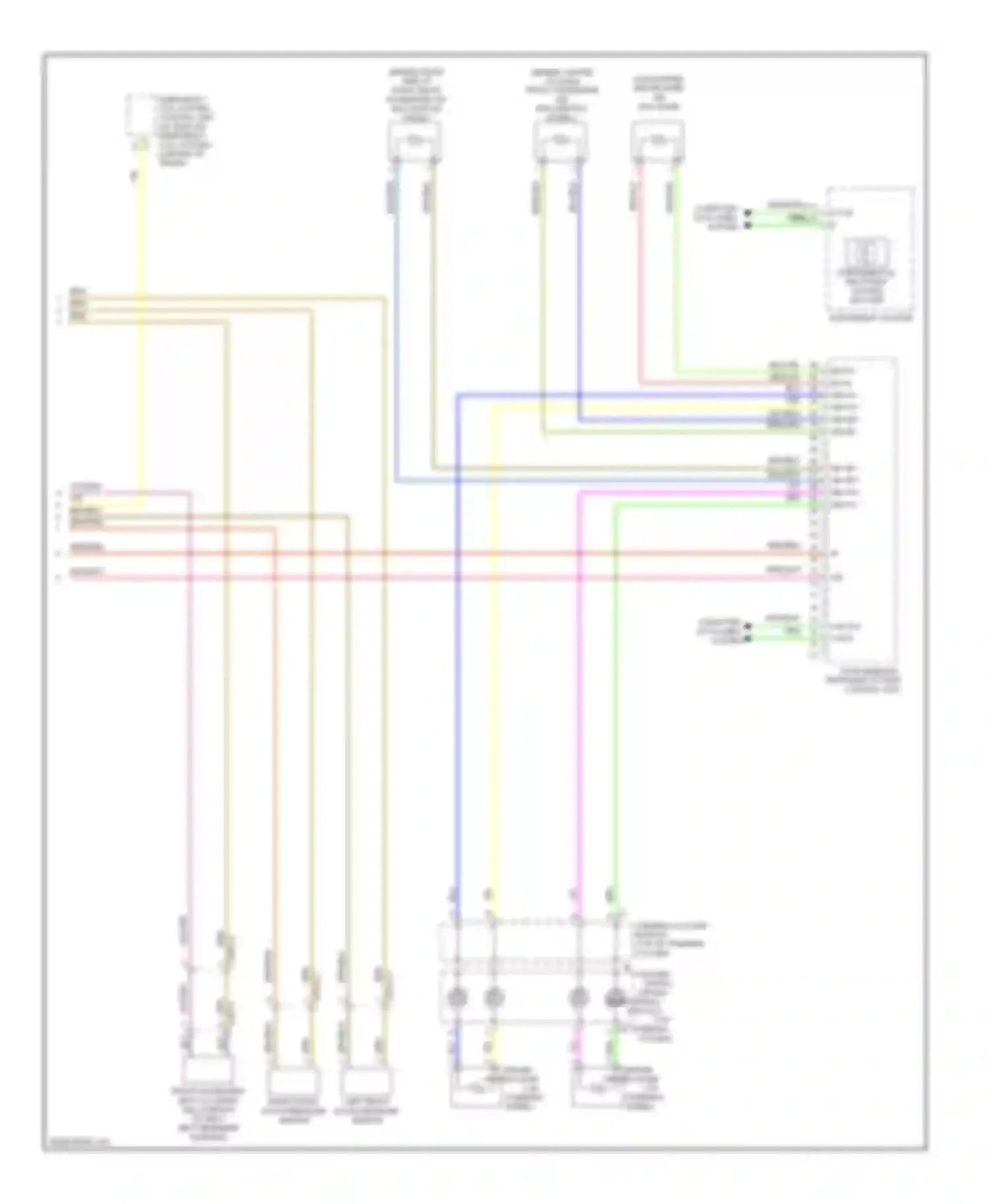 E-class Mercedes-Benz W212/S212/C207/A207 (2009-2013): Supplemental restraint circuit, coupe (4 of 4)