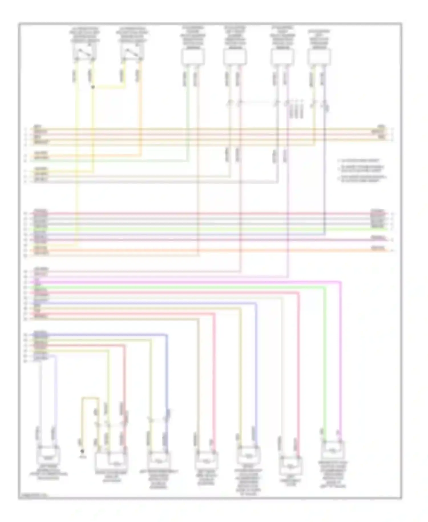 E-class Mercedes-Benz W212/S212/C207/A207 (2009-2013): Supplemental restraint circuit, sedan (3 of 4)