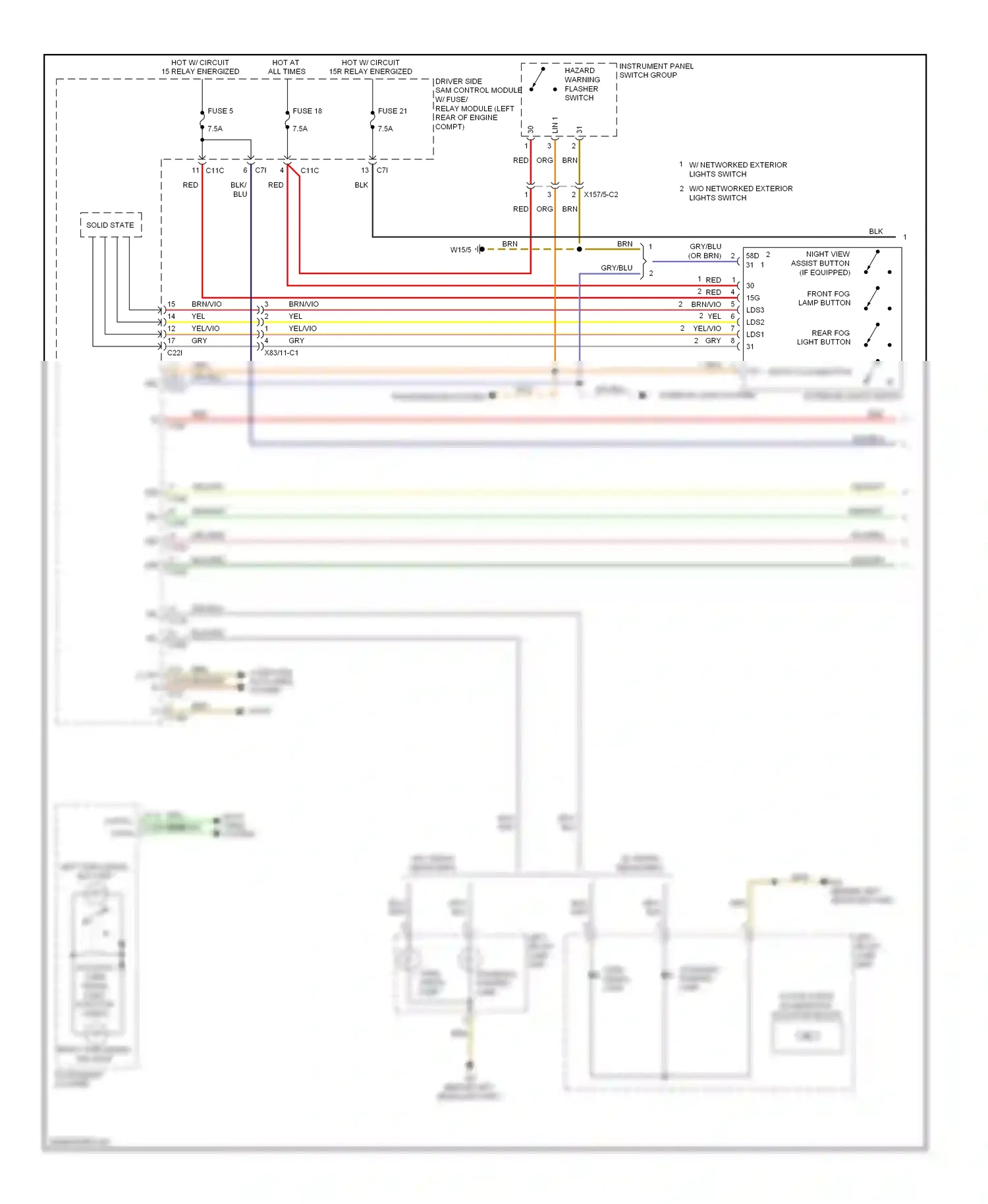 Wiring diagram 12 13 computer data lines system can e l can e h for Mercedes-Benz E-class W212/S212/C207/A207 (2009-2013) (1 of 1)
