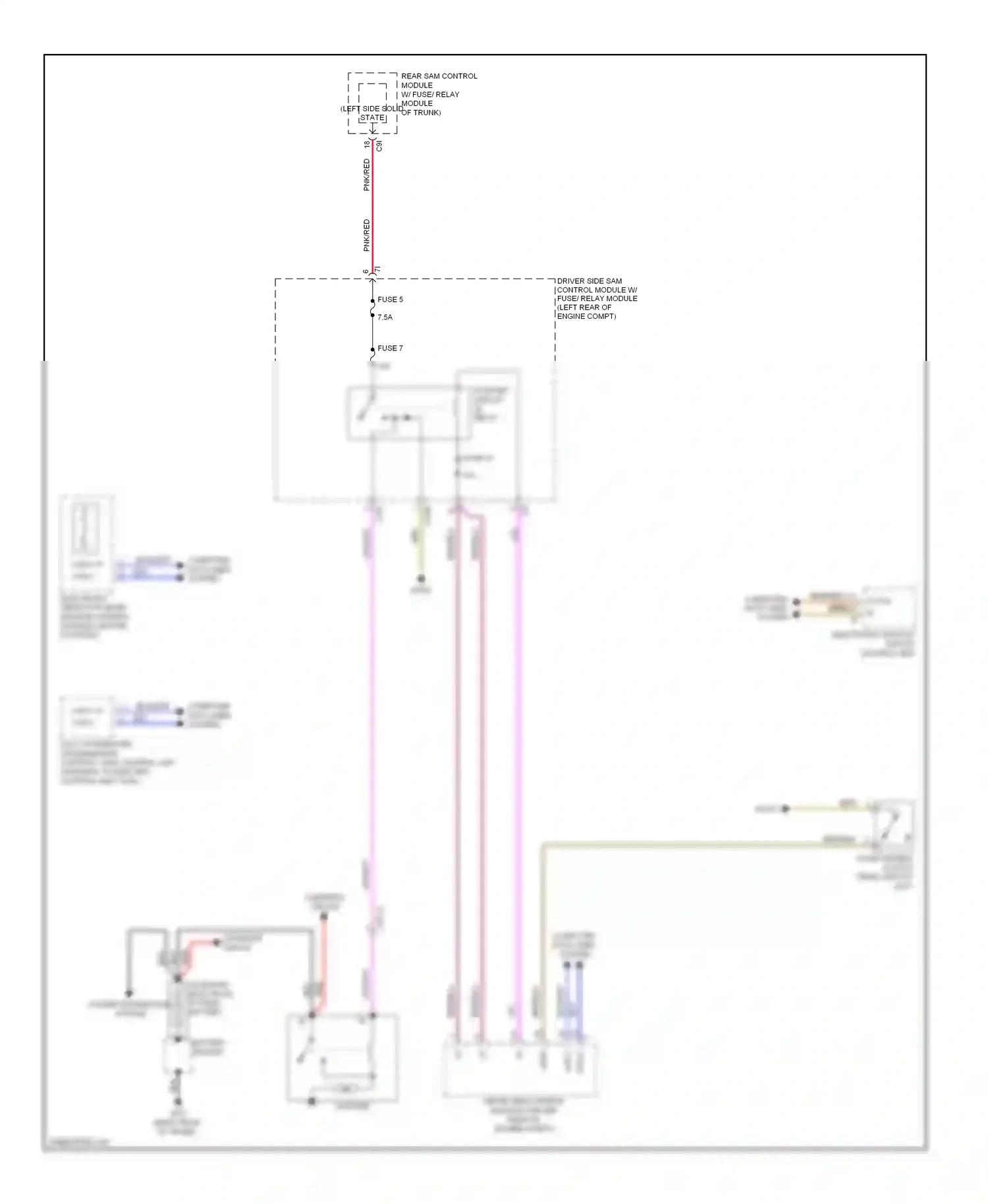 Wiring diagram battery sensor for Mercedes-Benz E-class W212/S212/C207/A207 (2009-2013) (4 of 9)