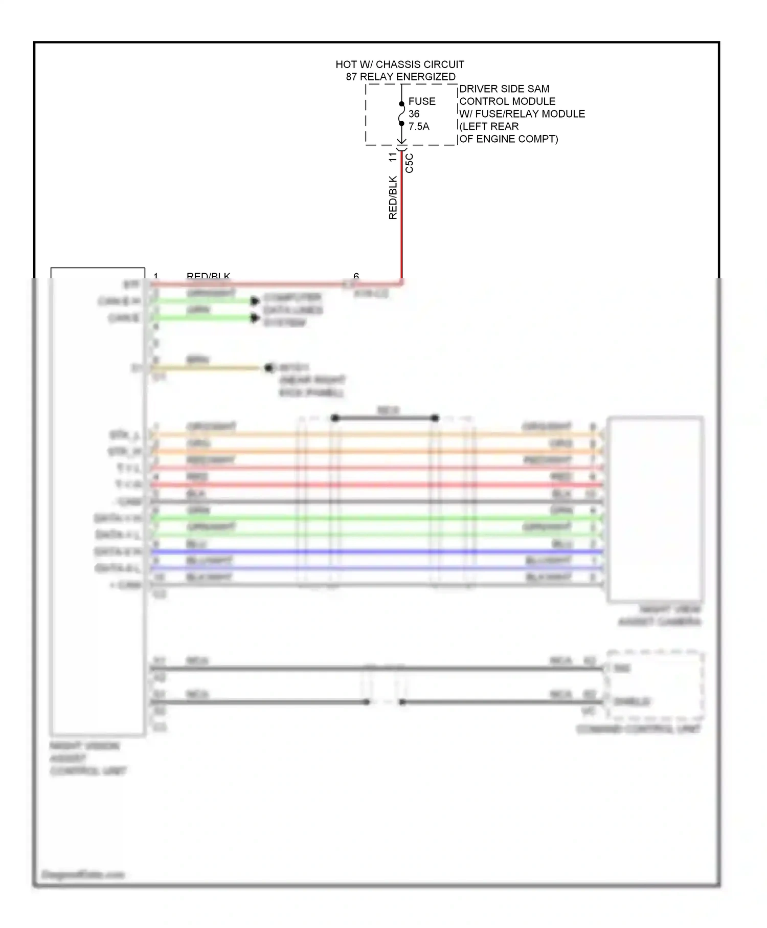 Wiring diagram can e h can e l for Mercedes-Benz E-class W212/S212/C207/A207 (2009-2013) (7 of 11)