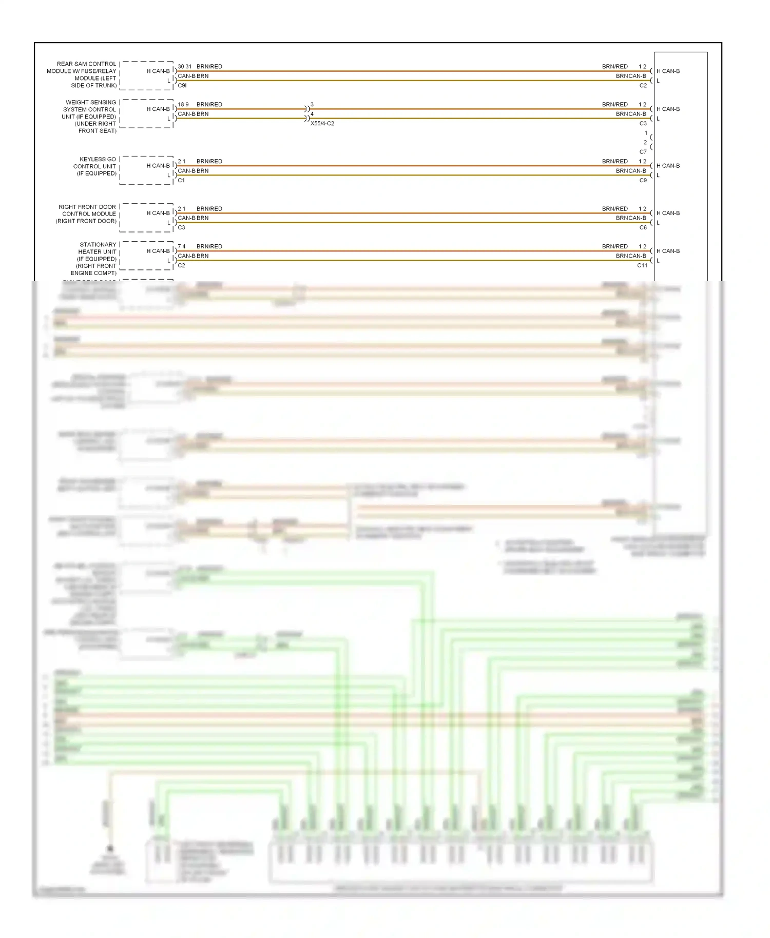 Wiring diagram can e h for Mercedes-Benz E-class W212/S212/C207/A207 (2009-2013) (9 of 25)