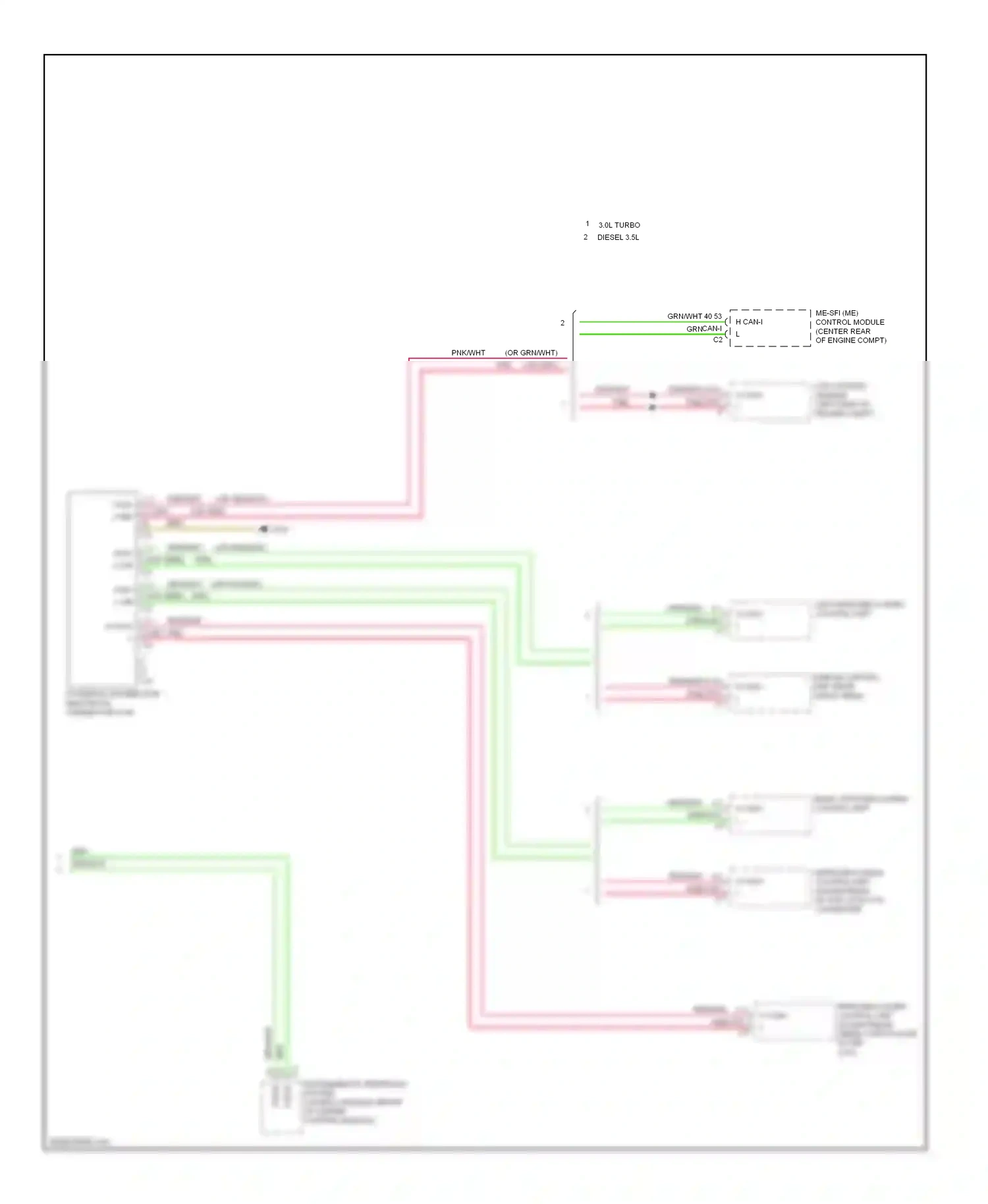 Wiring diagram cdi control module for Mercedes-Benz E-class W212/S212/C207/A207 (2009-2013) (1 of 1)