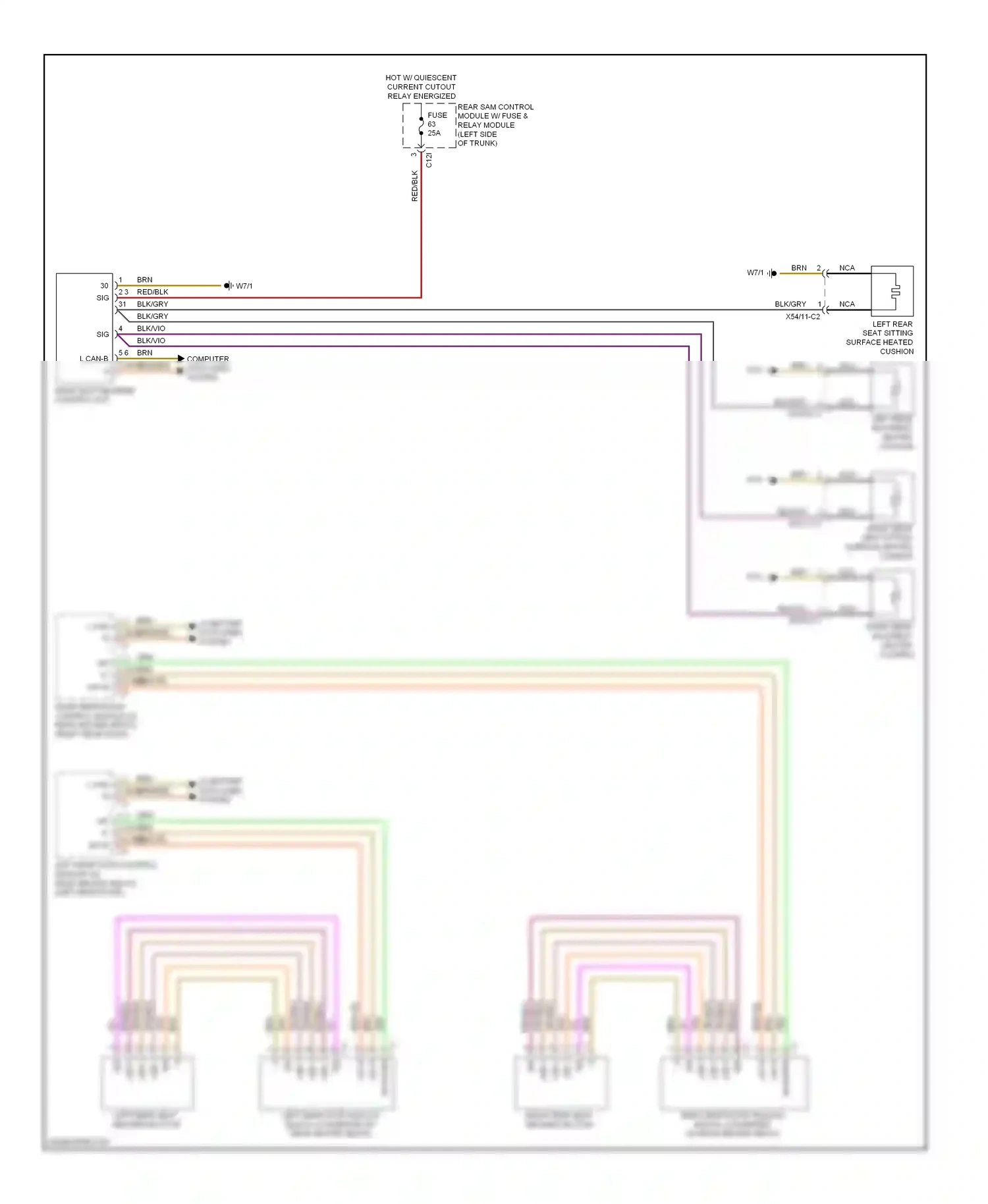 Wiring diagram computer data lines system for Mercedes-Benz E-class W212/S212/C207/A207 (2009-2013) (100 of 143)