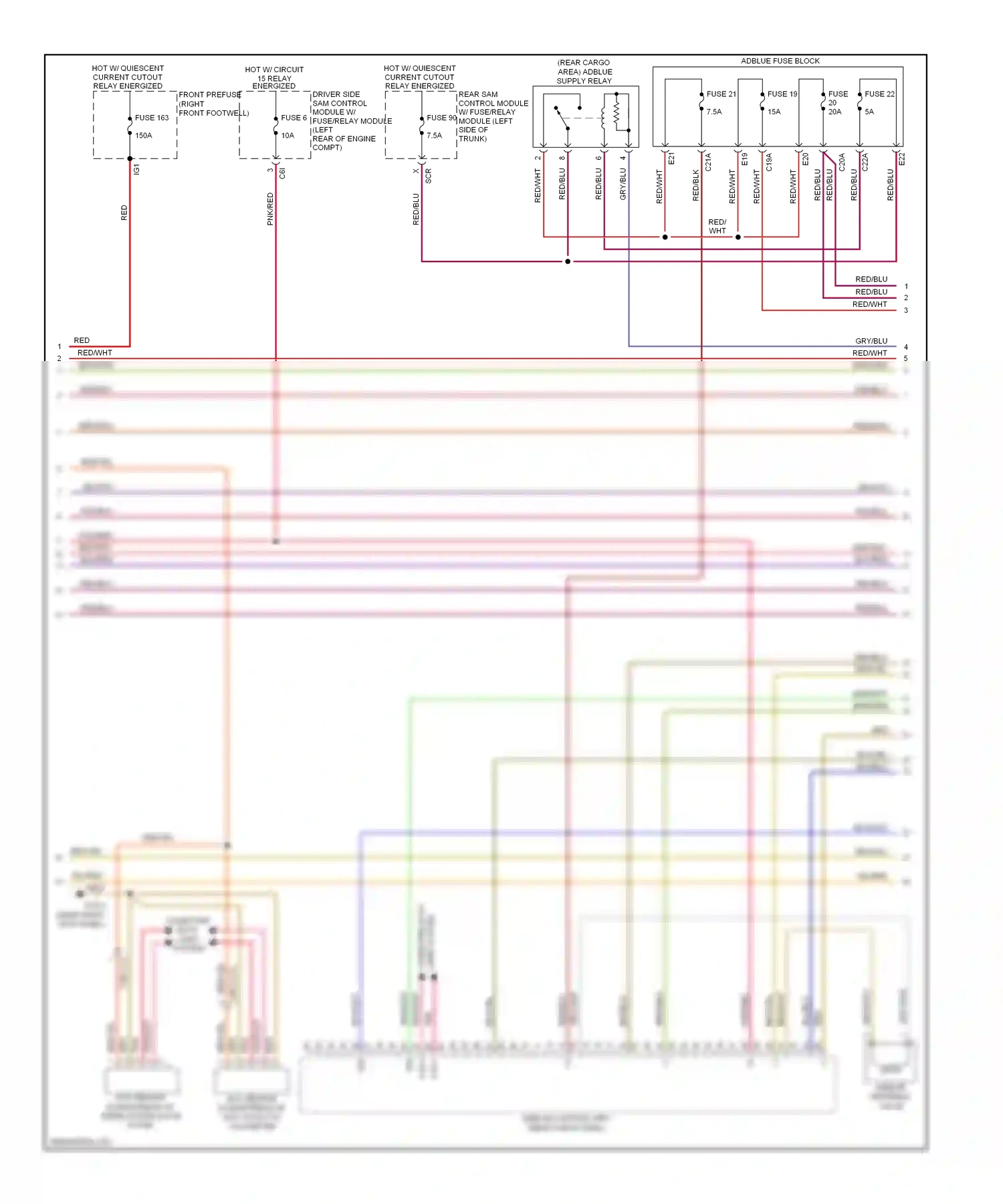 Wiring diagram computer data lines system for Mercedes-Benz E-class W212/S212/C207/A207 (2009-2013) (46 of 143)