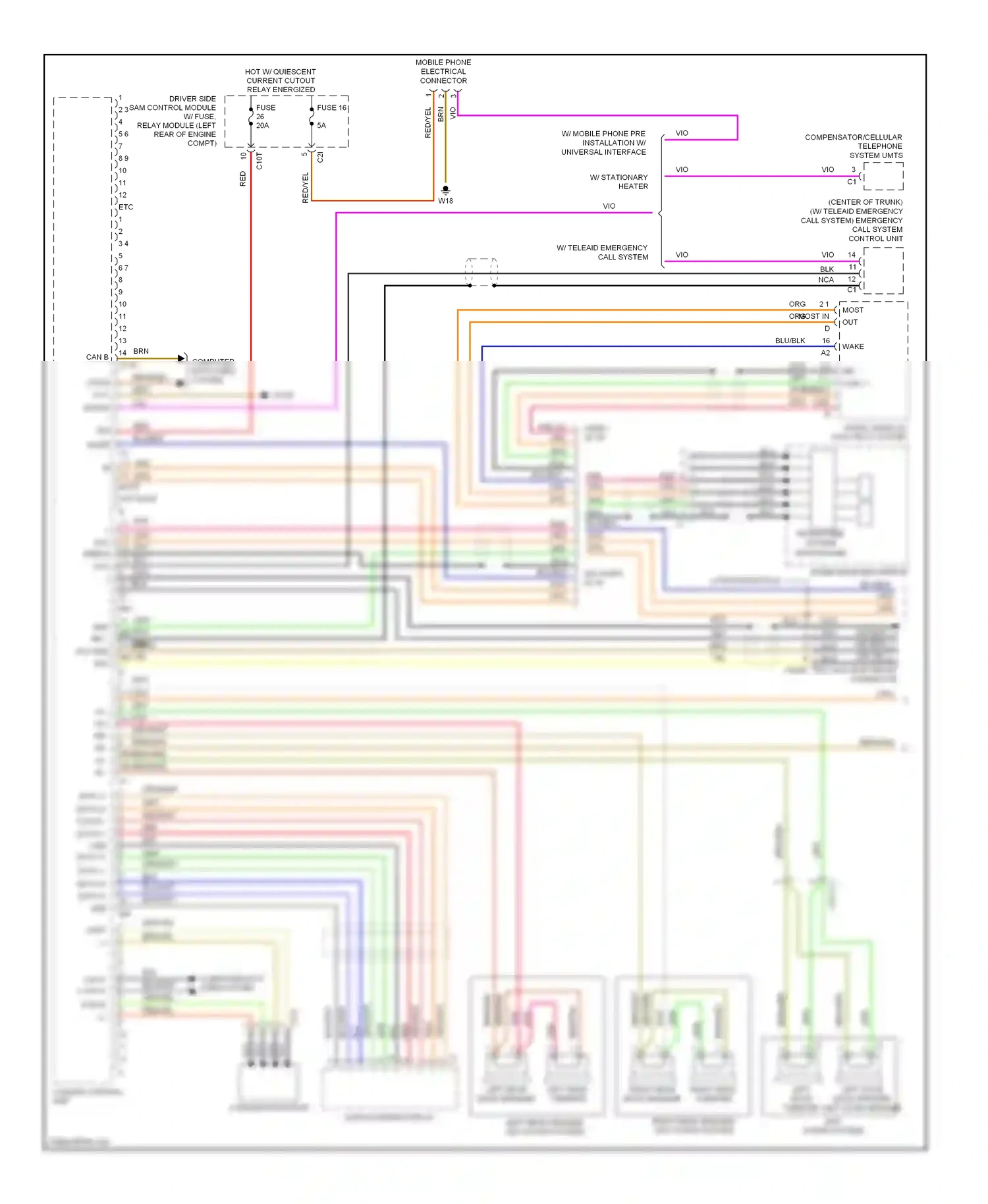 Wiring diagram computer data lines system for Mercedes-Benz E-class W212/S212/C207/A207 (2009-2013) (83 of 143)