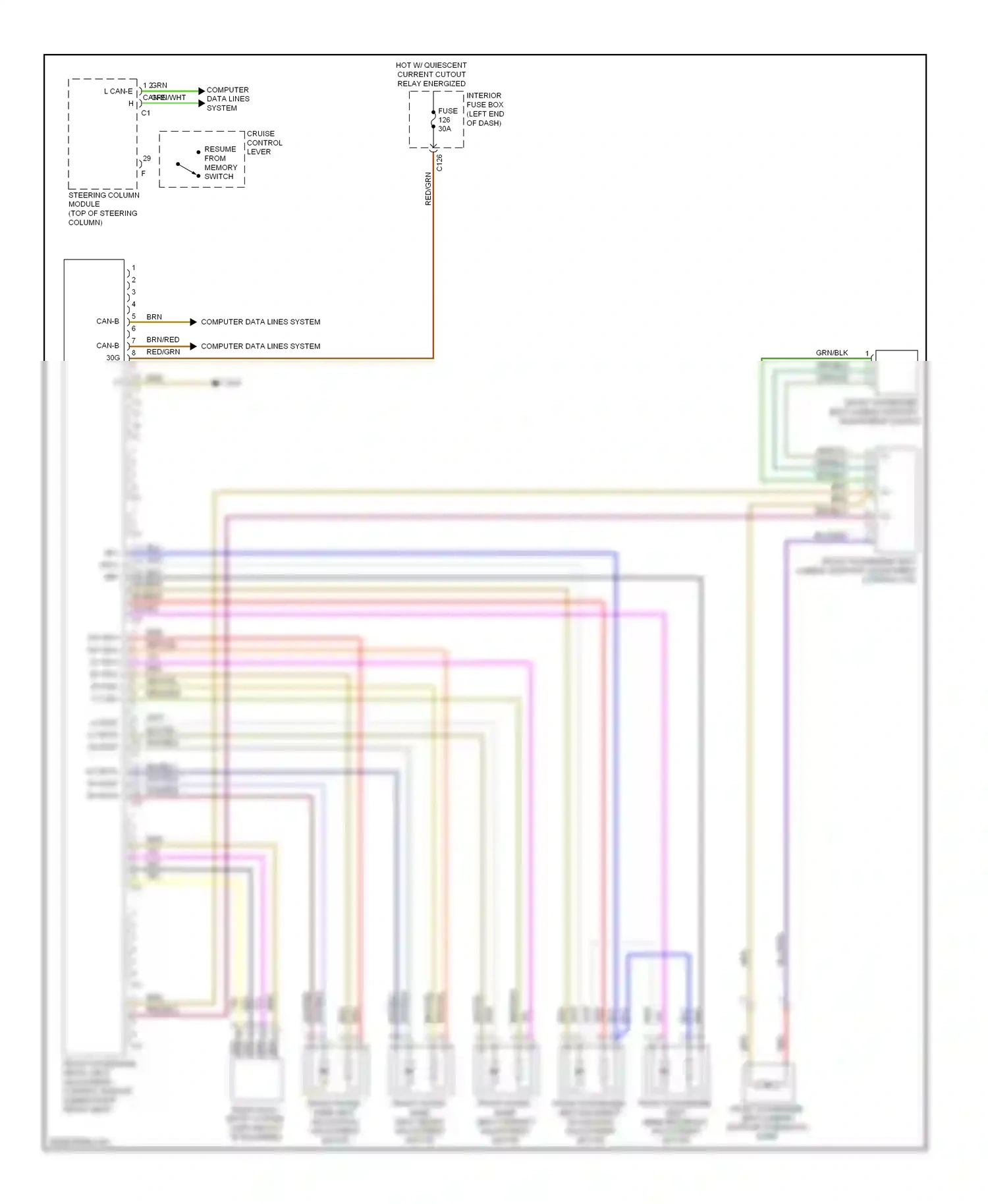 Wiring diagram computer data lines system for Mercedes-Benz E-class W212/S212/C207/A207 (2009-2013) (79 of 143)