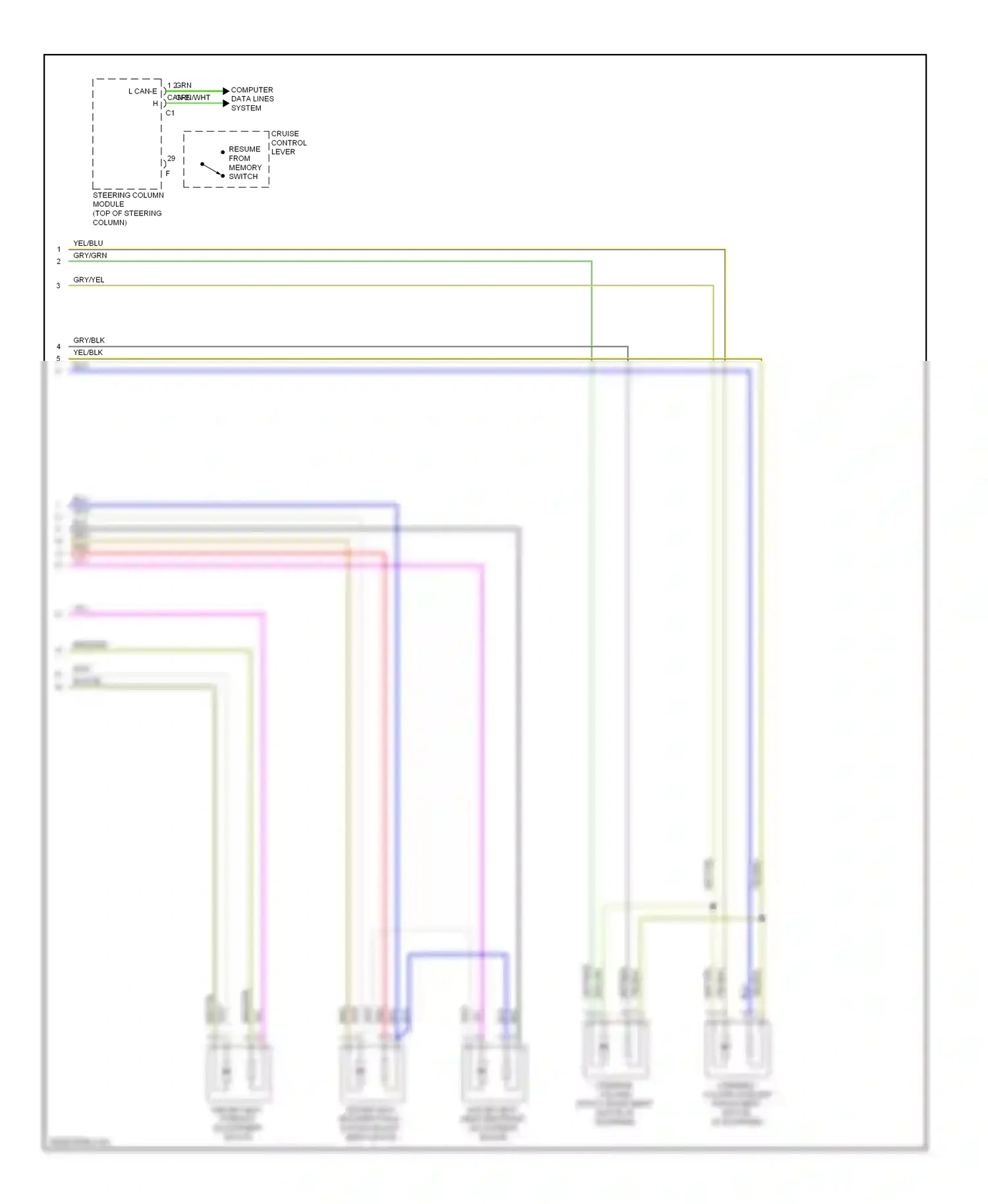 Wiring diagram computer data lines system for Mercedes-Benz E-class W212/S212/C207/A207 (2009-2013) (72 of 143)