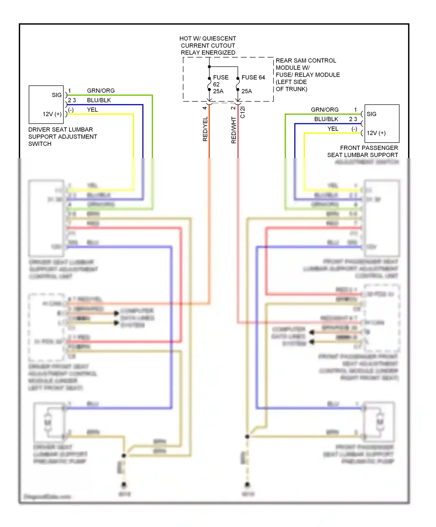 Wiring diagram computer data lines system for Mercedes-Benz E-class W212/S212/C207/A207 (2009-2013) (97 of 143)