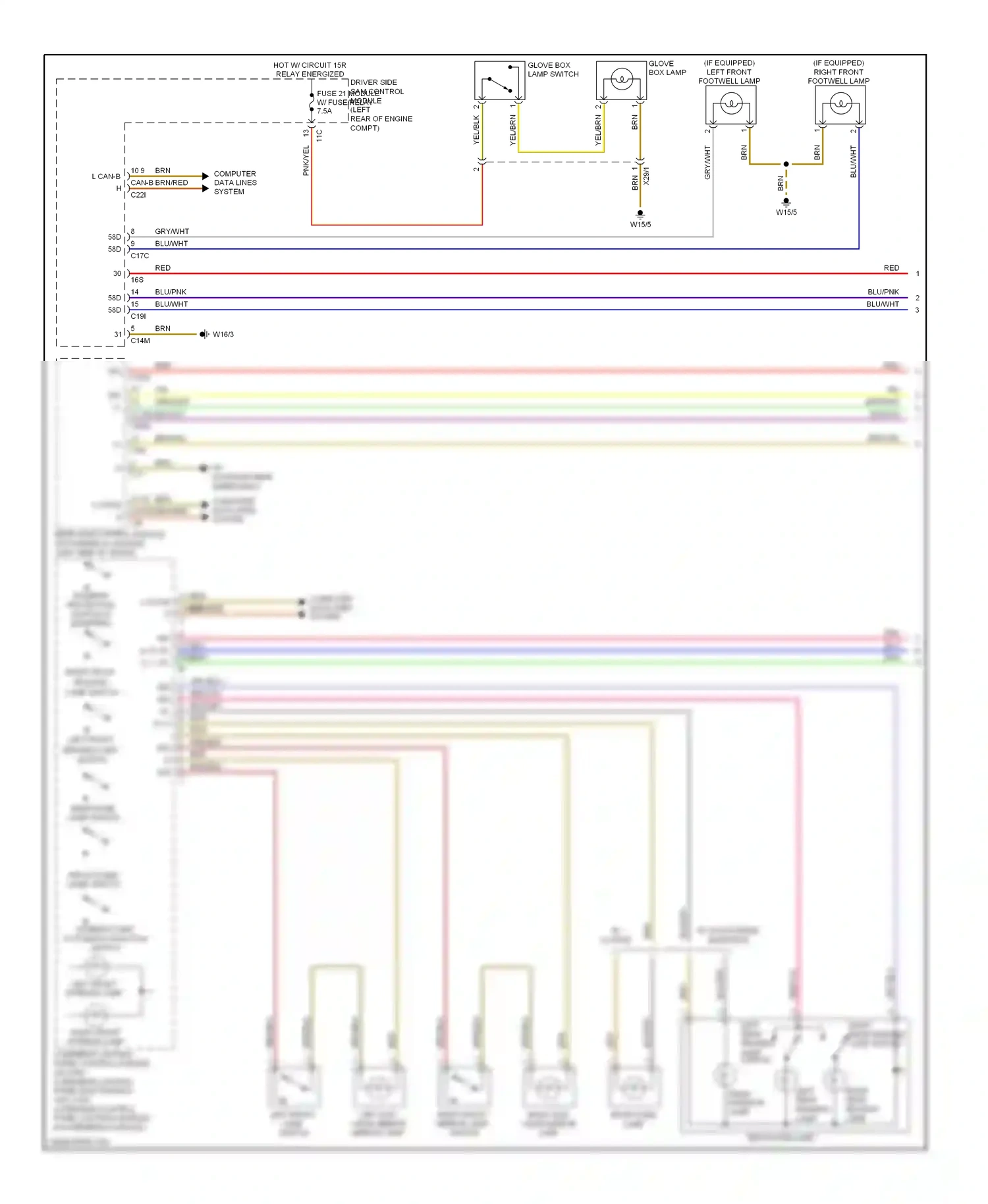 Wiring diagram computer data lines system for Mercedes-Benz E-class W212/S212/C207/A207 (2009-2013) (61 of 143)