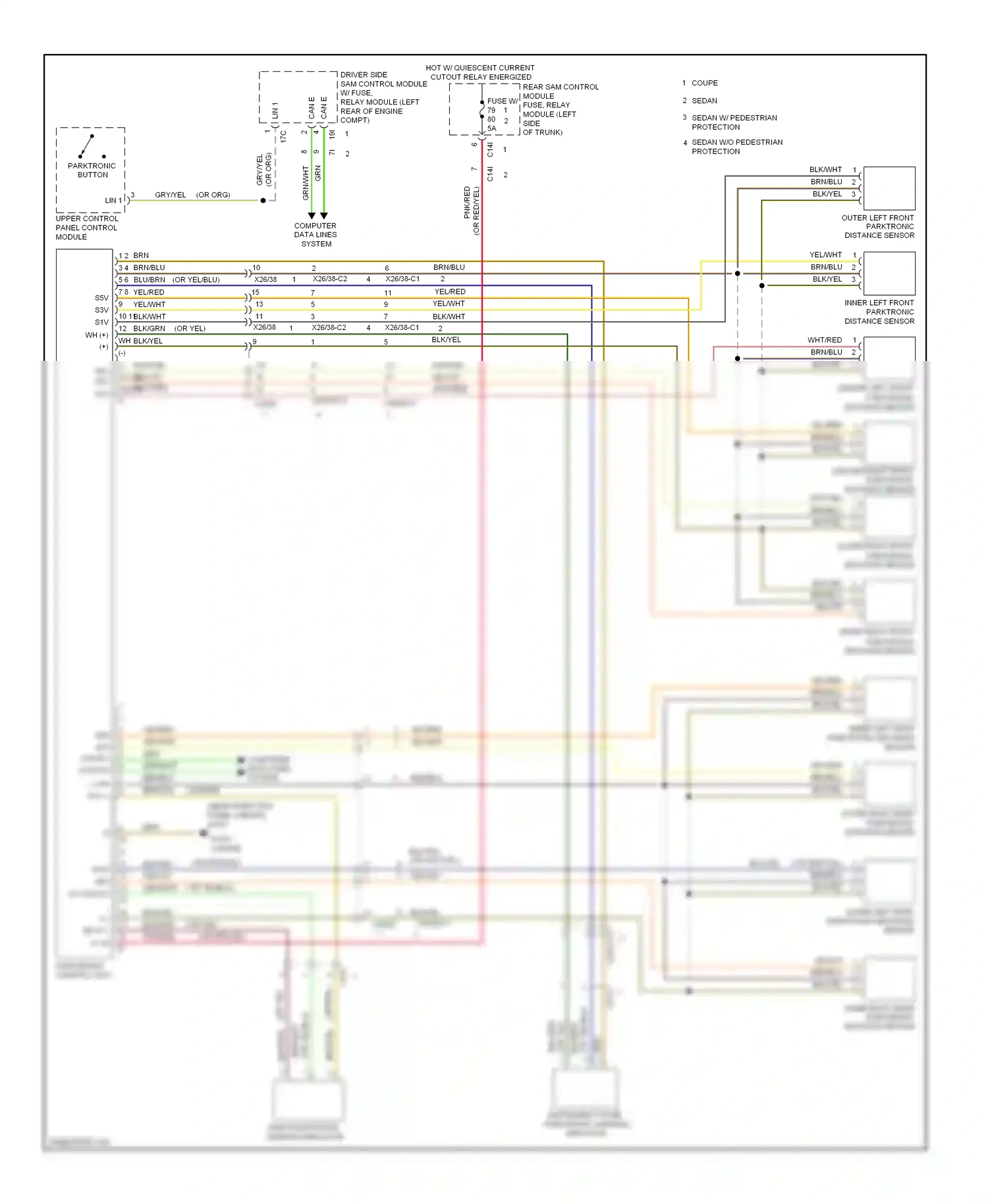 Wiring diagram computer data lines system for Mercedes-Benz E-class W212/S212/C207/A207 (2009-2013) (88 of 143)