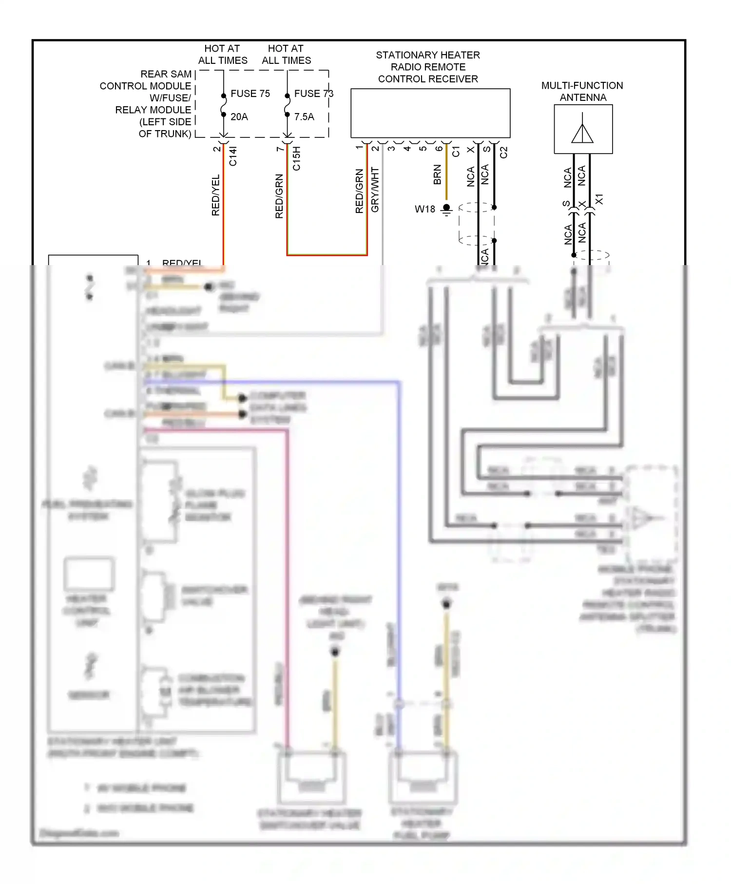 Wiring diagram computer data lines system for Mercedes-Benz E-class W212/S212/C207/A207 (2009-2013) (39 of 143)