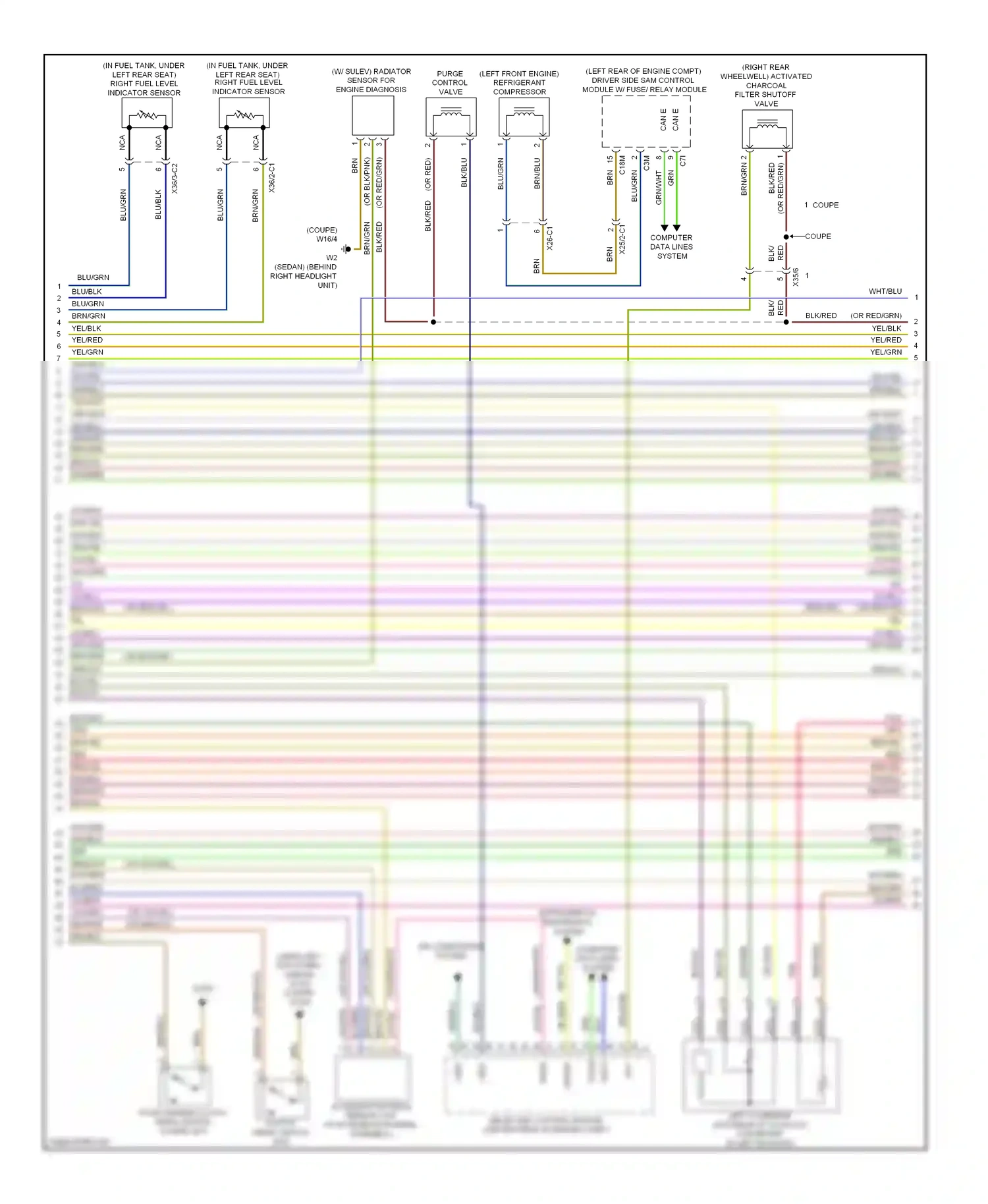 Wiring diagram computer data lines system for Mercedes-Benz E-class W212/S212/C207/A207 (2009-2013) (140 of 143)