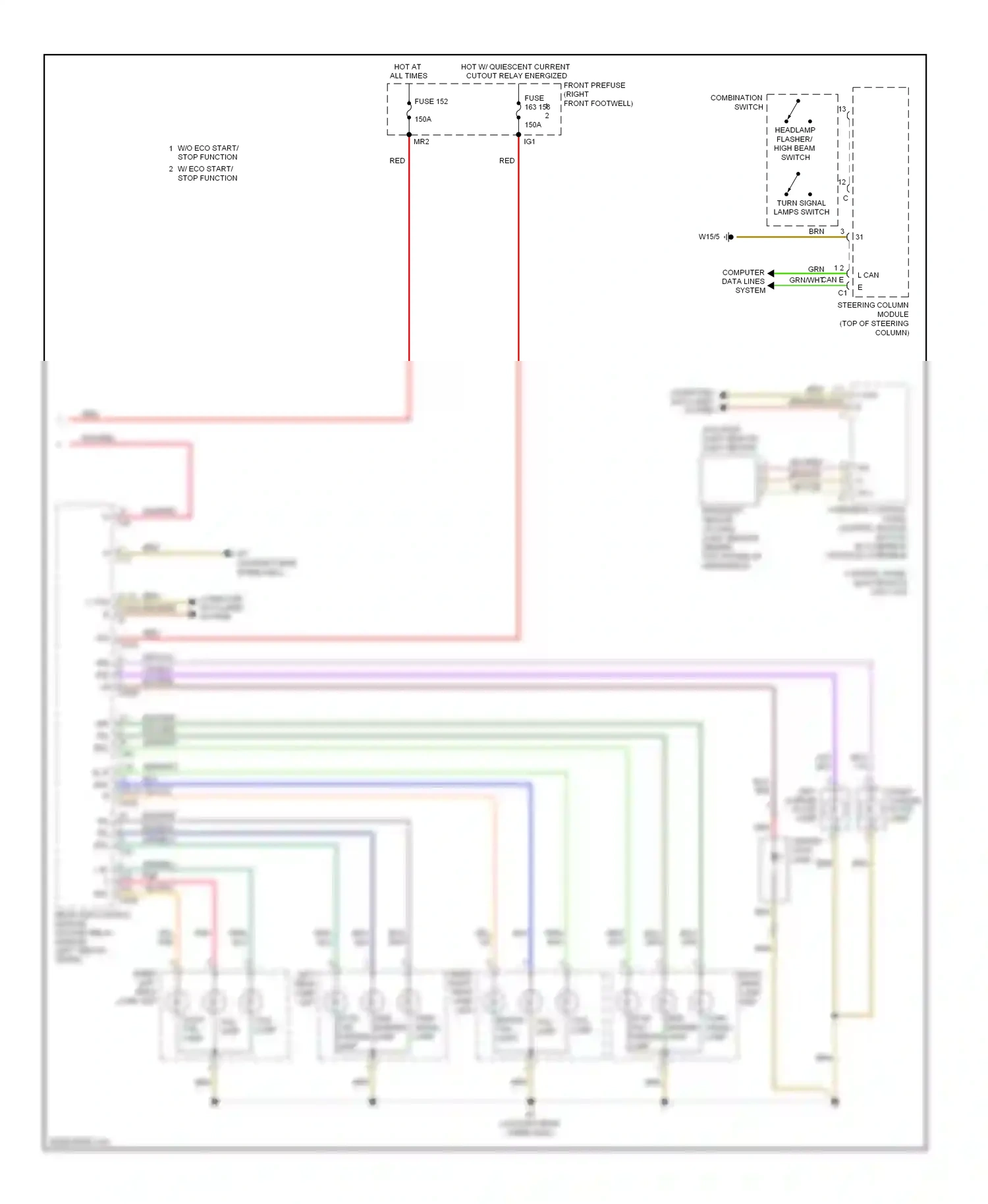 Wiring diagram computer data lines system for Mercedes-Benz E-class W212/S212/C207/A207 (2009-2013) (45 of 143)