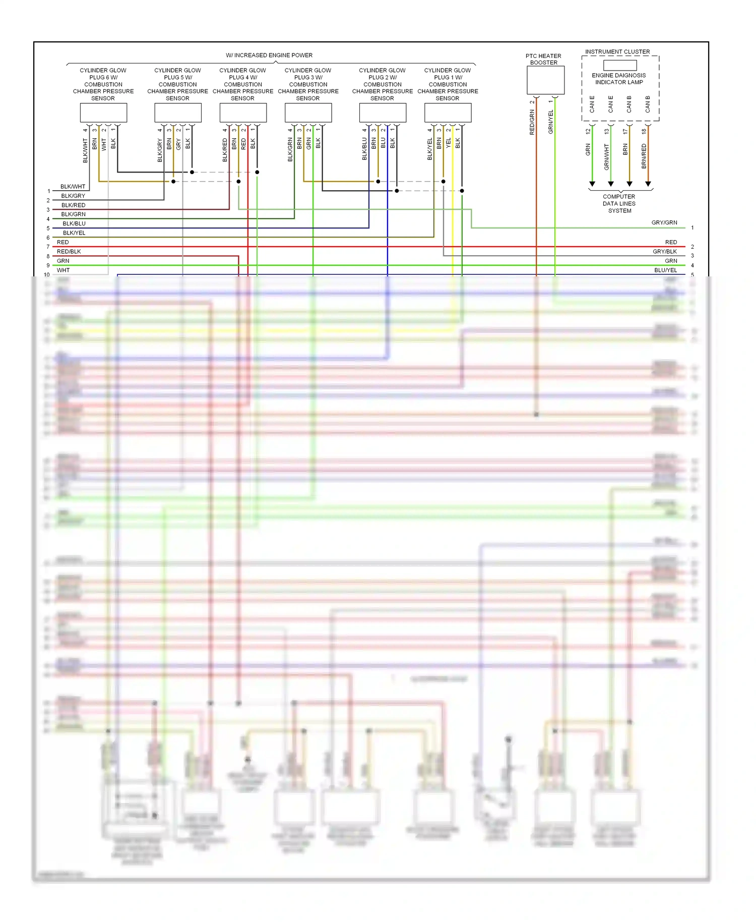 Wiring diagram computer data lines system for Mercedes-Benz E-class W212/S212/C207/A207 (2009-2013) (47 of 143)