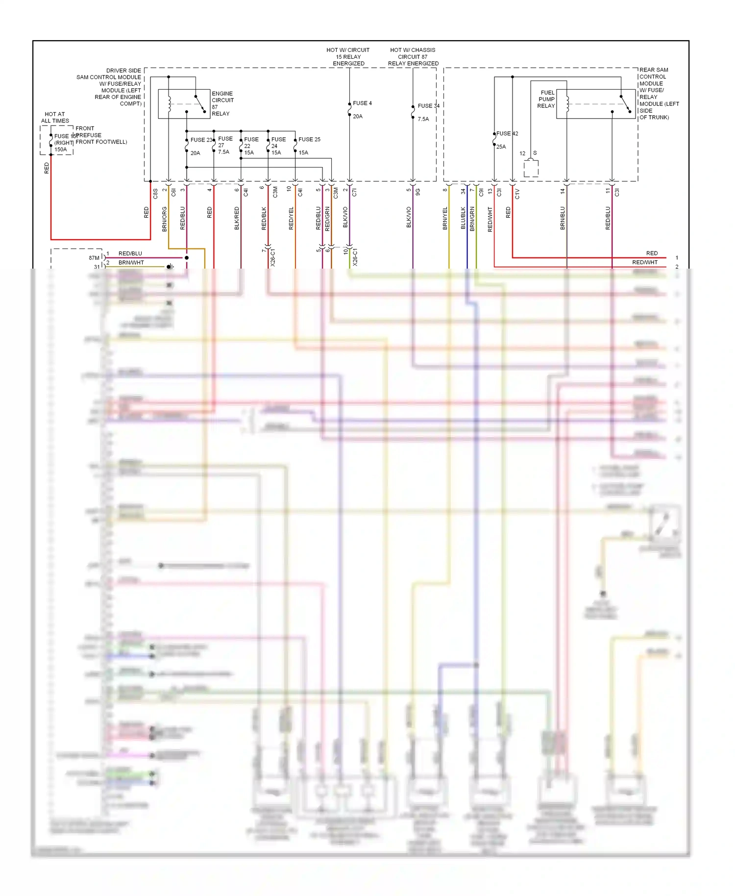 Wiring diagram computer data pnk lines system for Mercedes-Benz E-class W212/S212/C207/A207 (2009-2013) (1 of 1)