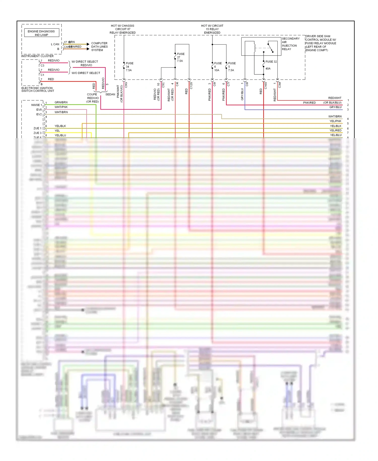 Wiring diagram e rds for Mercedes-Benz E-class W212/S212/C207/A207 (2009-2013) (1 of 1)