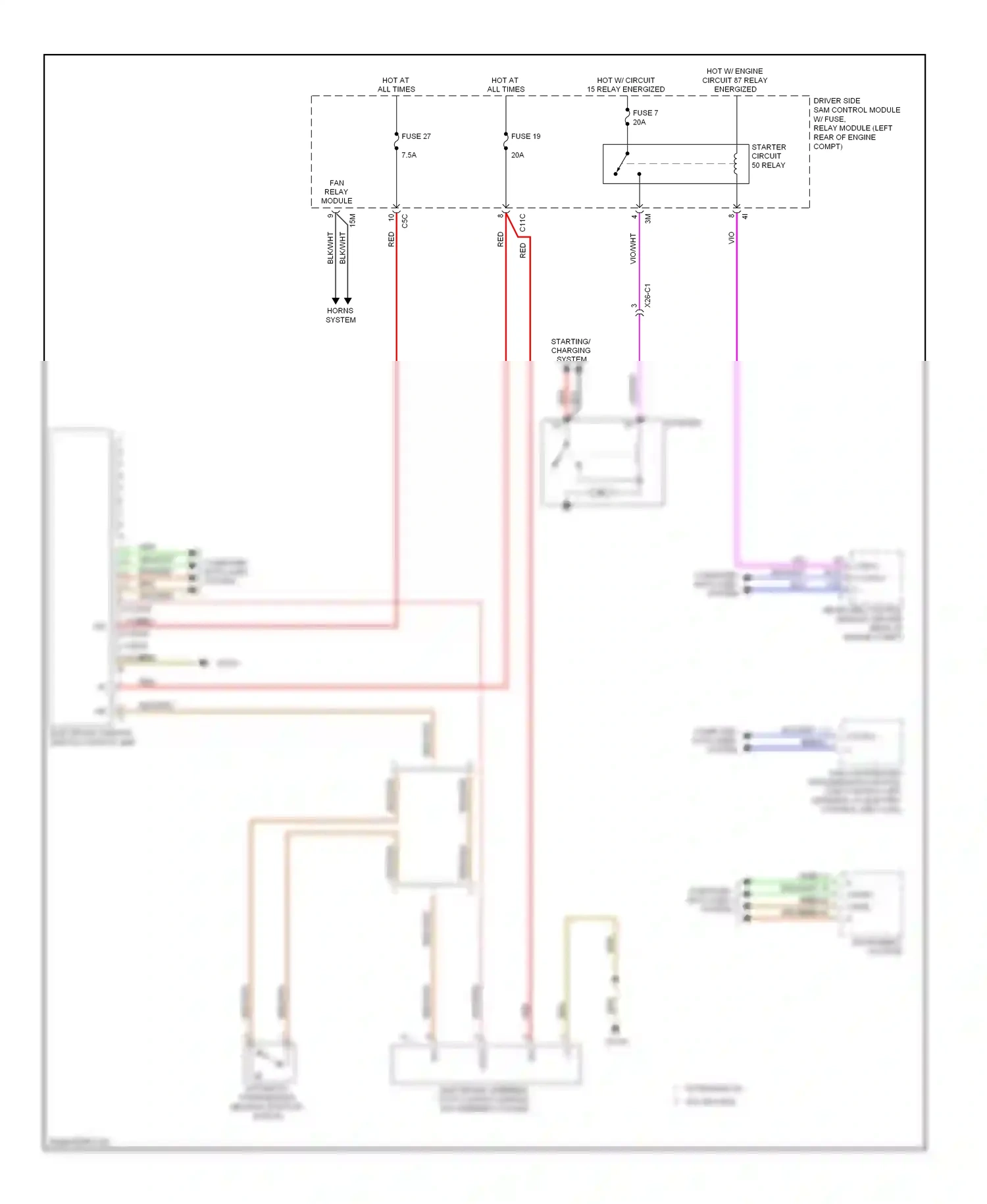 Wiring diagram electronic ignition switch control unit for Mercedes-Benz E-class W212/S212/C207/A207 (2009-2013) (4 of 17)