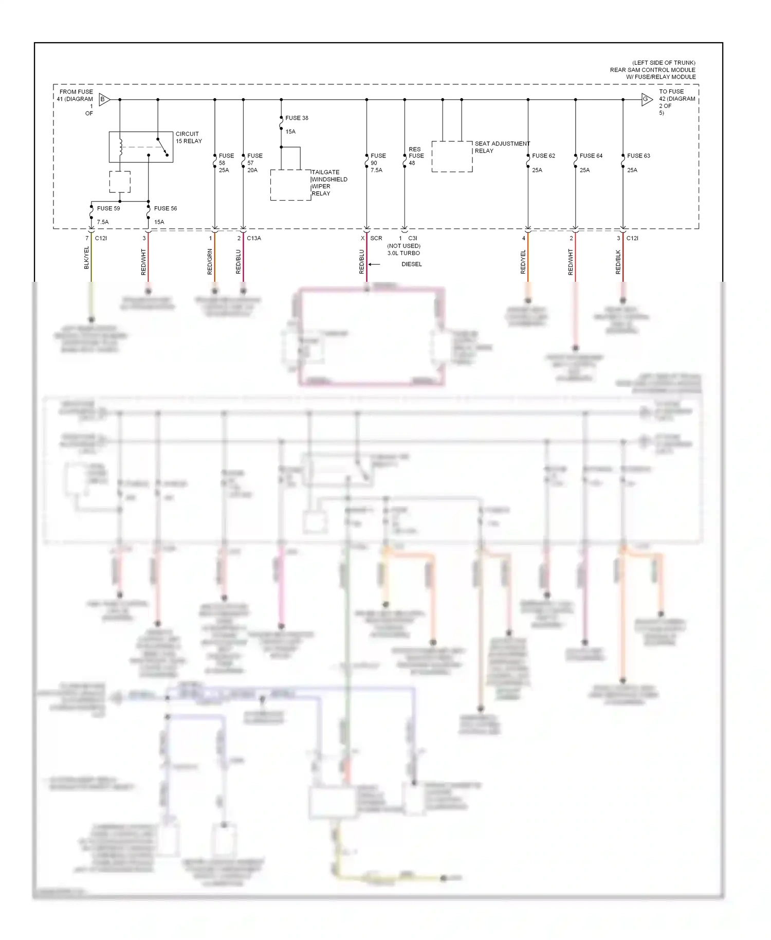 Wiring diagram emergency call system control unit for Mercedes-Benz E-class W212/S212/C207/A207 (2009-2013) (1 of 1)