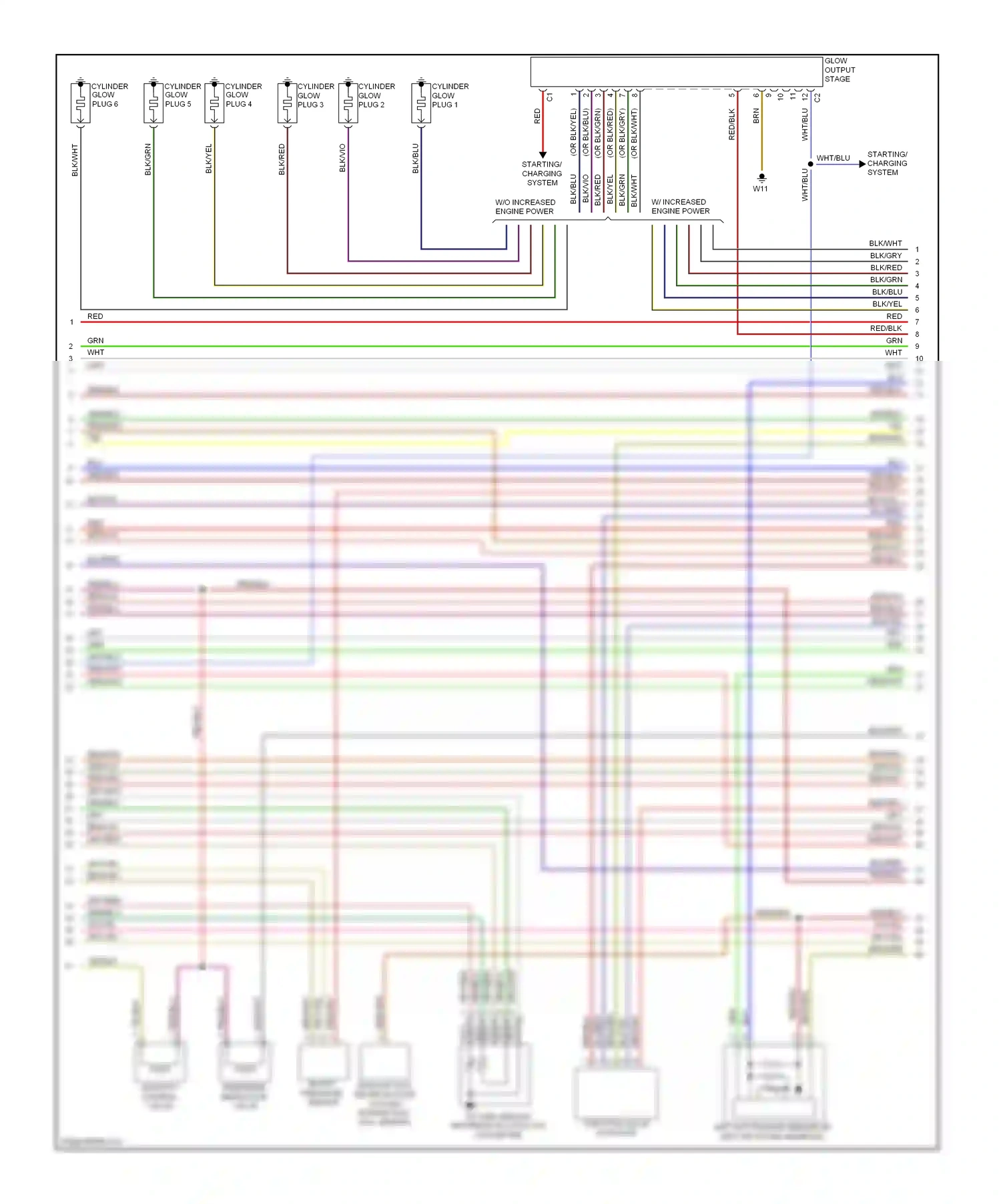Wiring diagram quantity control valve for Mercedes-Benz E-class W212/S212/C207/A207 (2009-2013) (1 of 1)