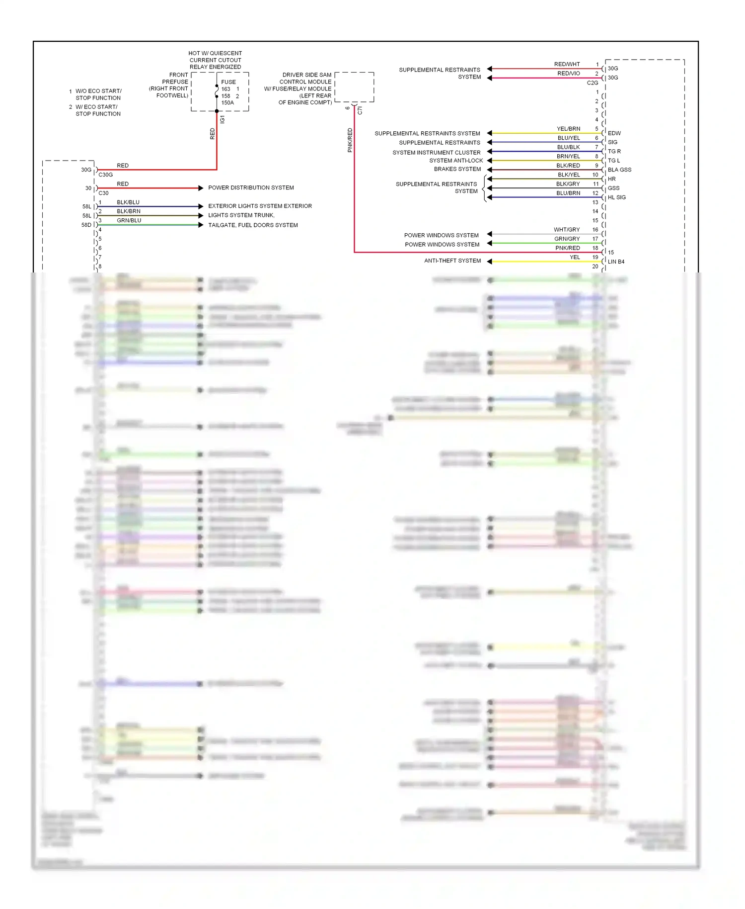 Wiring diagram rss ein rss aus for Mercedes-Benz E-class W212/S212/C207/A207 (2009-2013) (1 of 1)