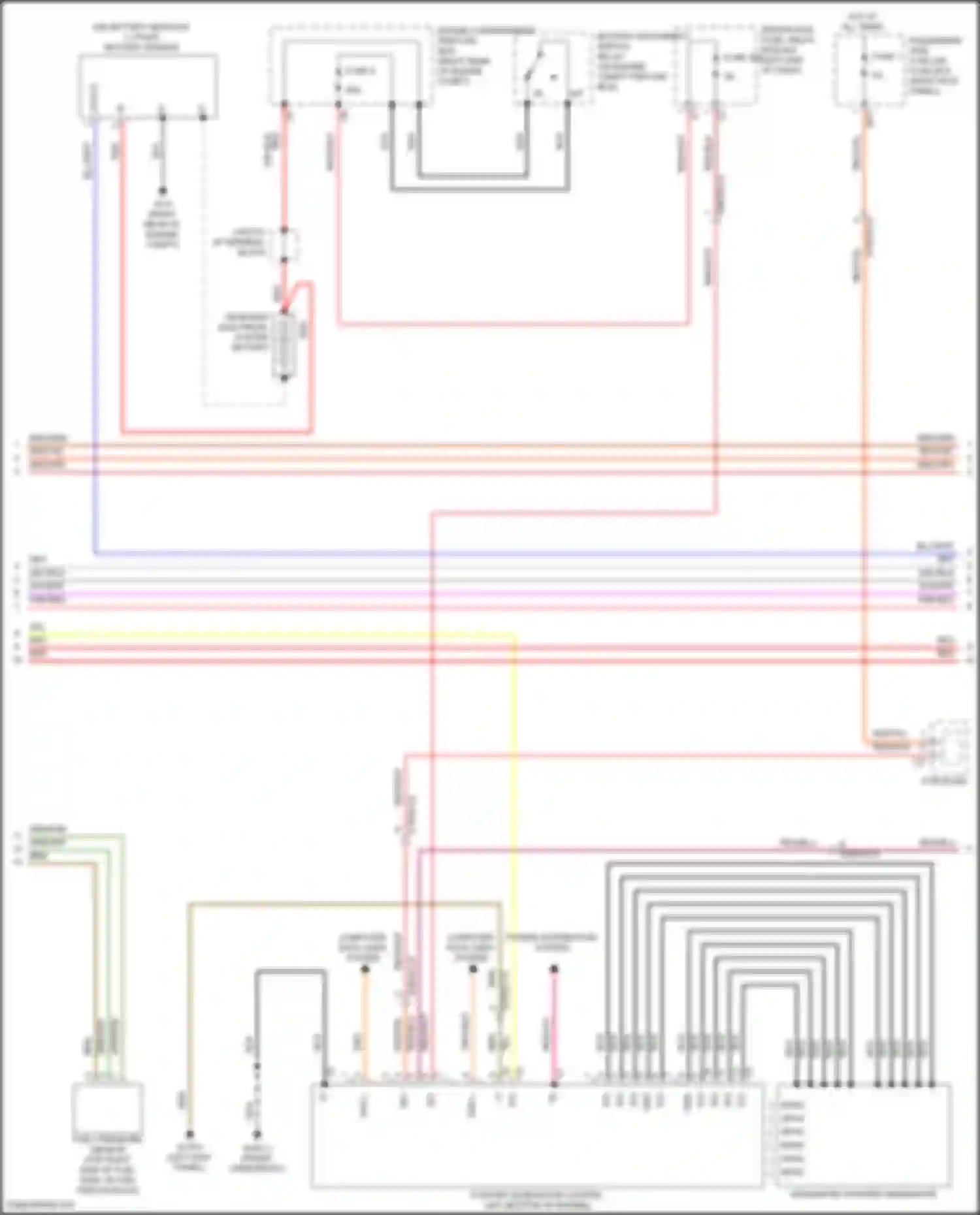 E-class All-Terrain Mercedes-Benz S213 facelift (2020-2024): Wiring diagram engine performance 3.0l turbo hybrid (2 of 10)