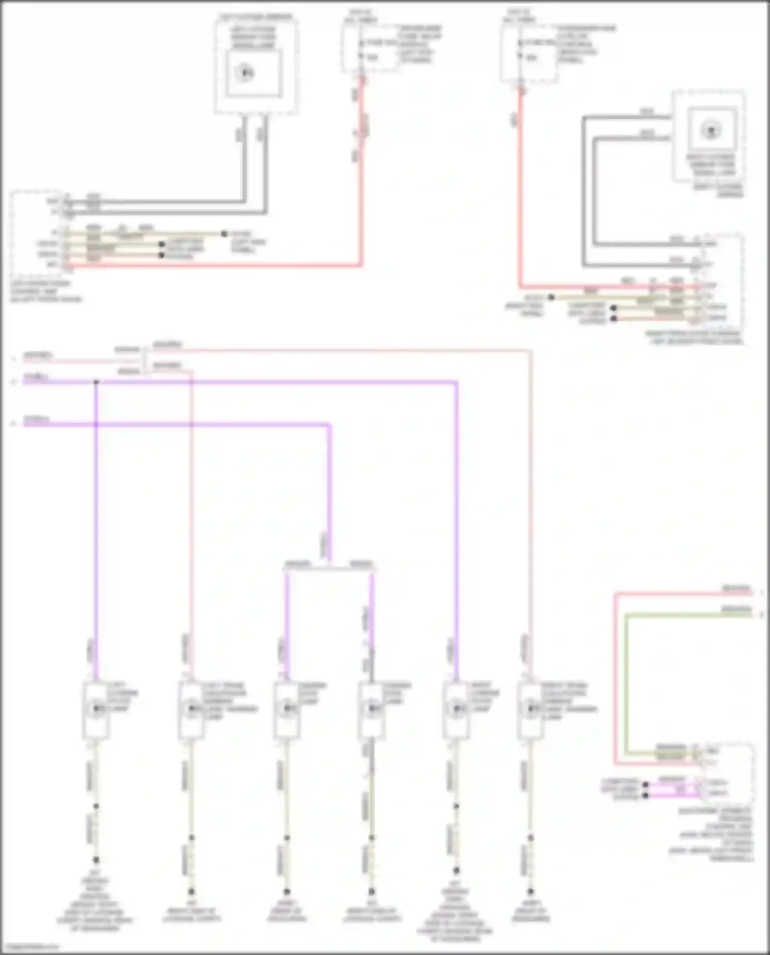E-class All-Terrain Mercedes-Benz S213 facelift (2020-2024): Exterior lamps circuit (2 of 3)