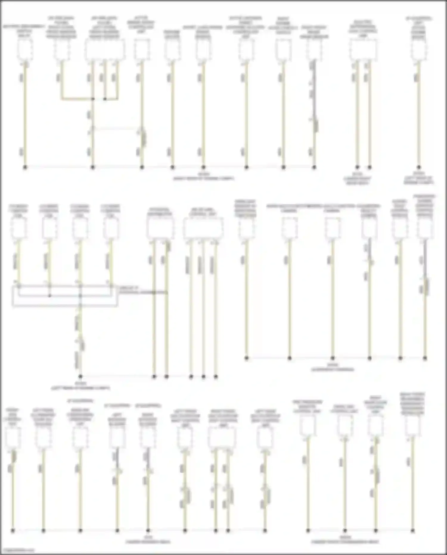 E-class All-Terrain Mercedes-Benz S213 facelift (2020-2024): Ground distribution circuit (6 of 7)