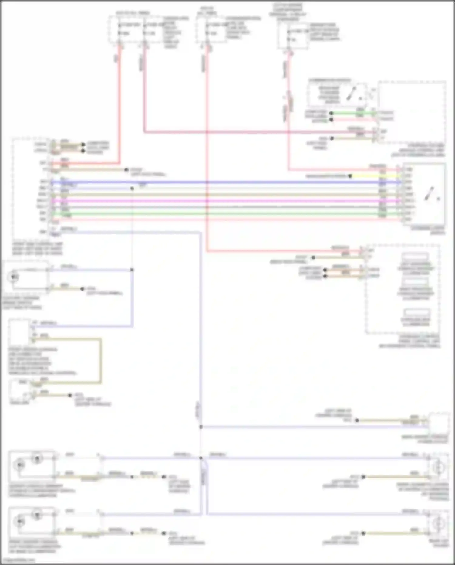 E-class All-Terrain Mercedes-Benz S213 facelift (2020-2024): Instrument illumination circuit (1 of 2)
