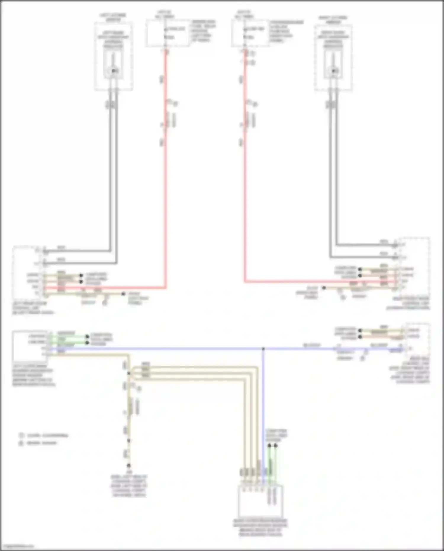 E-class All-Terrain Mercedes-Benz S213 facelift (2020-2024): Blind spot information system circuit