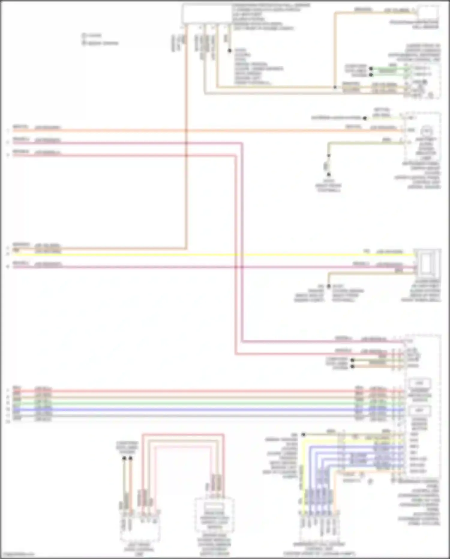 E-class Mercedes-Benz W212/S212/C207/A207 facelift (2013-2016): Anti-theft alarm circuit (2 of 2)