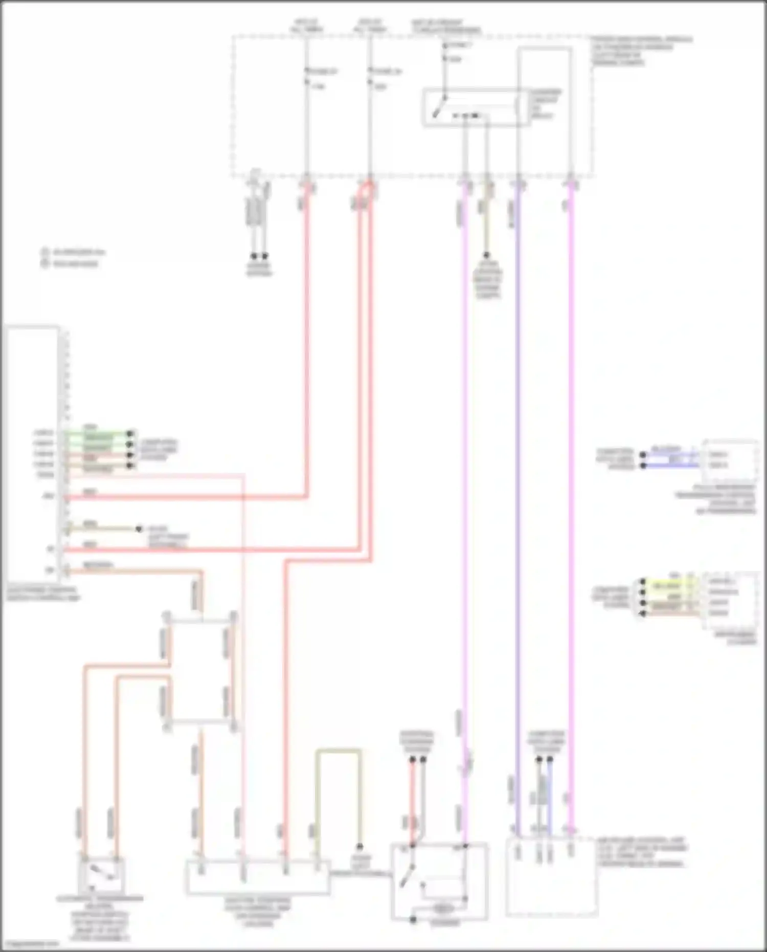 E-class Mercedes-Benz W212/S212/C207/A207 facelift (2013-2016): Drive authorization system circuit, coupe