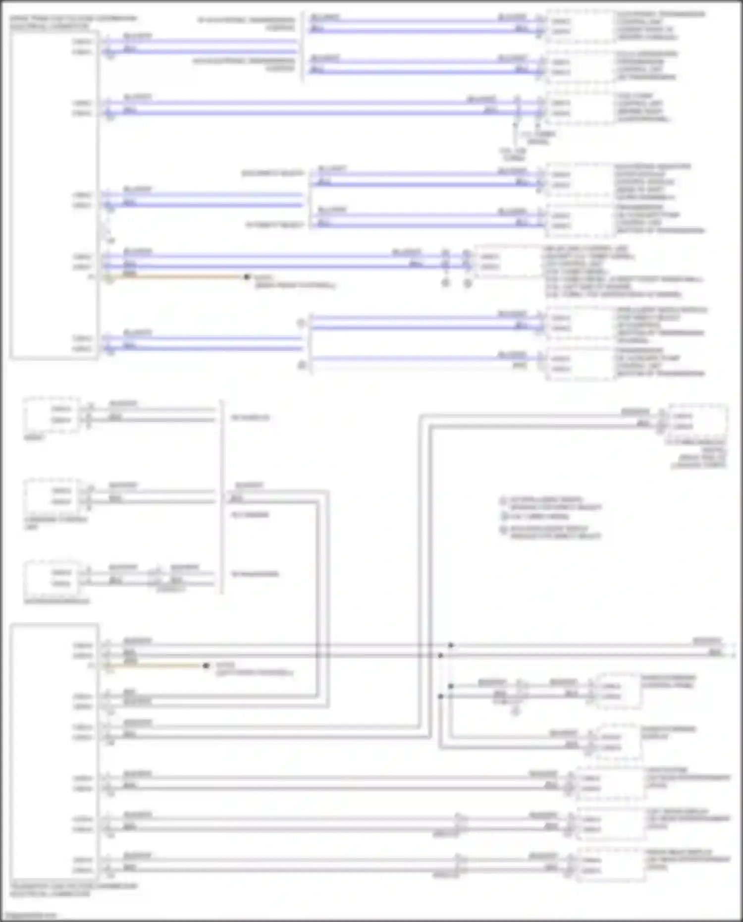 E-class Mercedes-Benz W212/S212/C207/A207 facelift (2013-2016): High/low bus circuit (1 of 6)