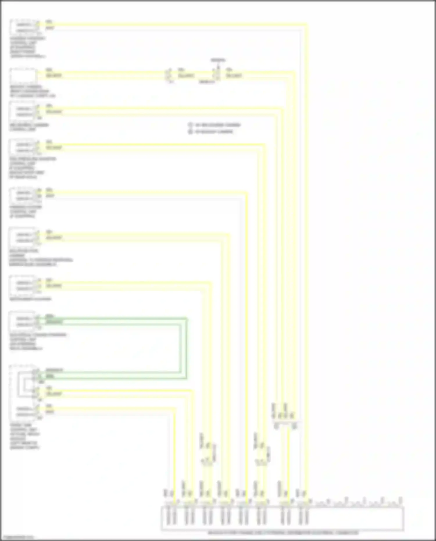 E-class Mercedes-Benz W212/S212/C207/A207 facelift (2013-2016): High/low bus circuit (6 of 6)