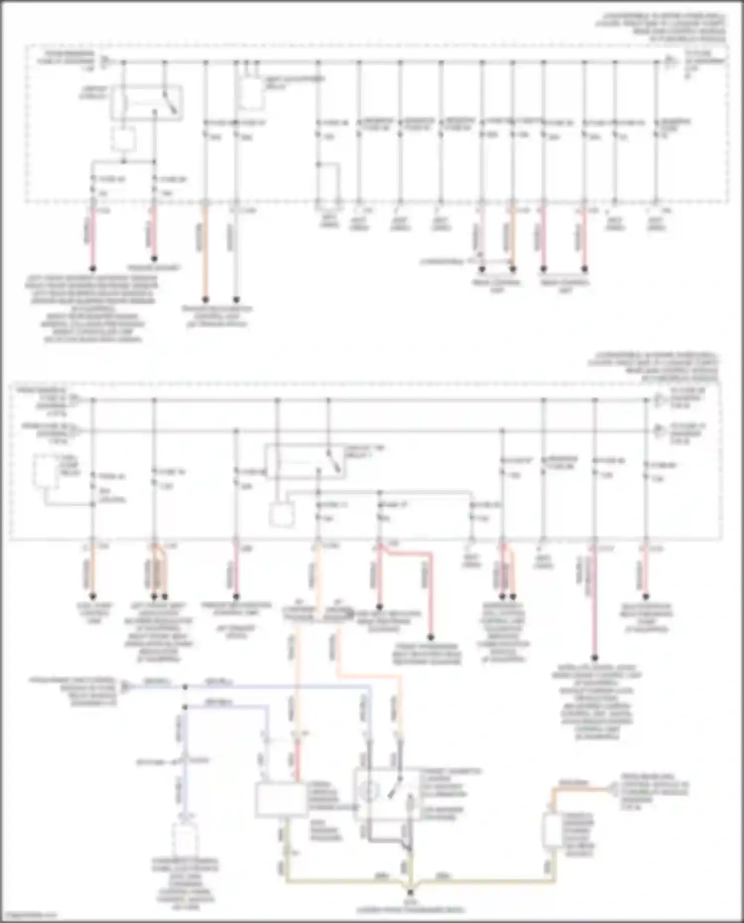 E-class Mercedes-Benz W212/S212/C207/A207 facelift (2013-2016): Power distribution circuit, coupe (2 of 6)