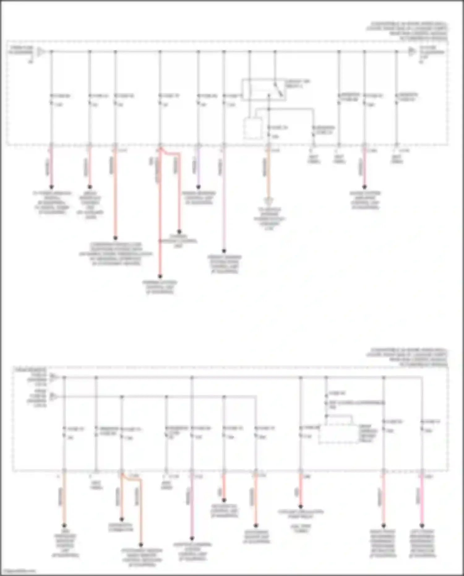 E-class Mercedes-Benz W212/S212/C207/A207 facelift (2013-2016): Power distribution circuit, coupe (3 of 6)