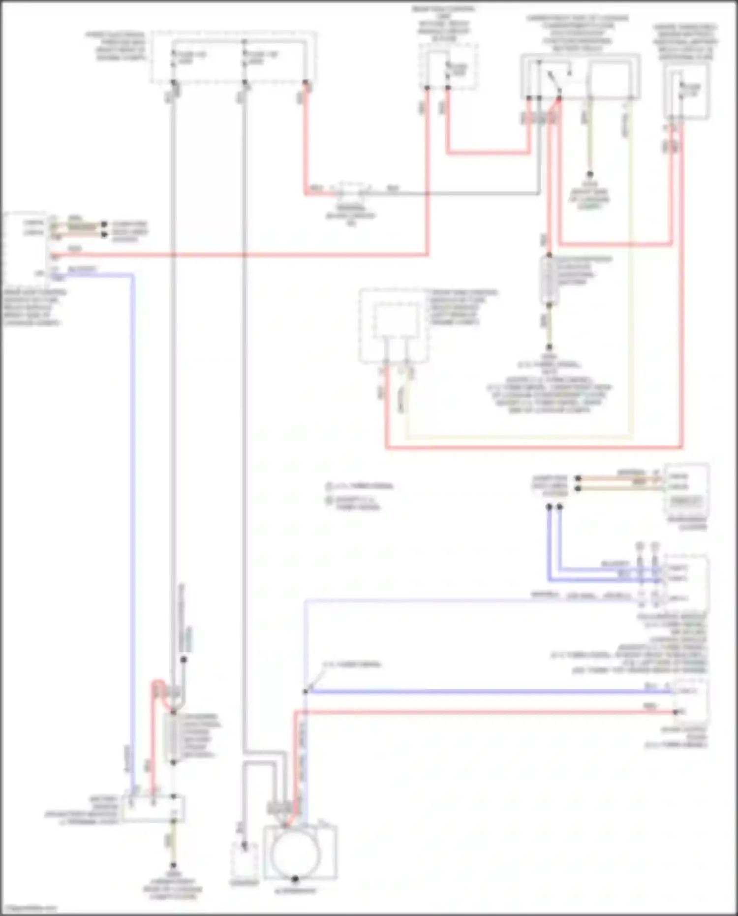 E-class Mercedes-Benz W212/S212/C207/A207 facelift (2013-2016): Charging circuit, wagon