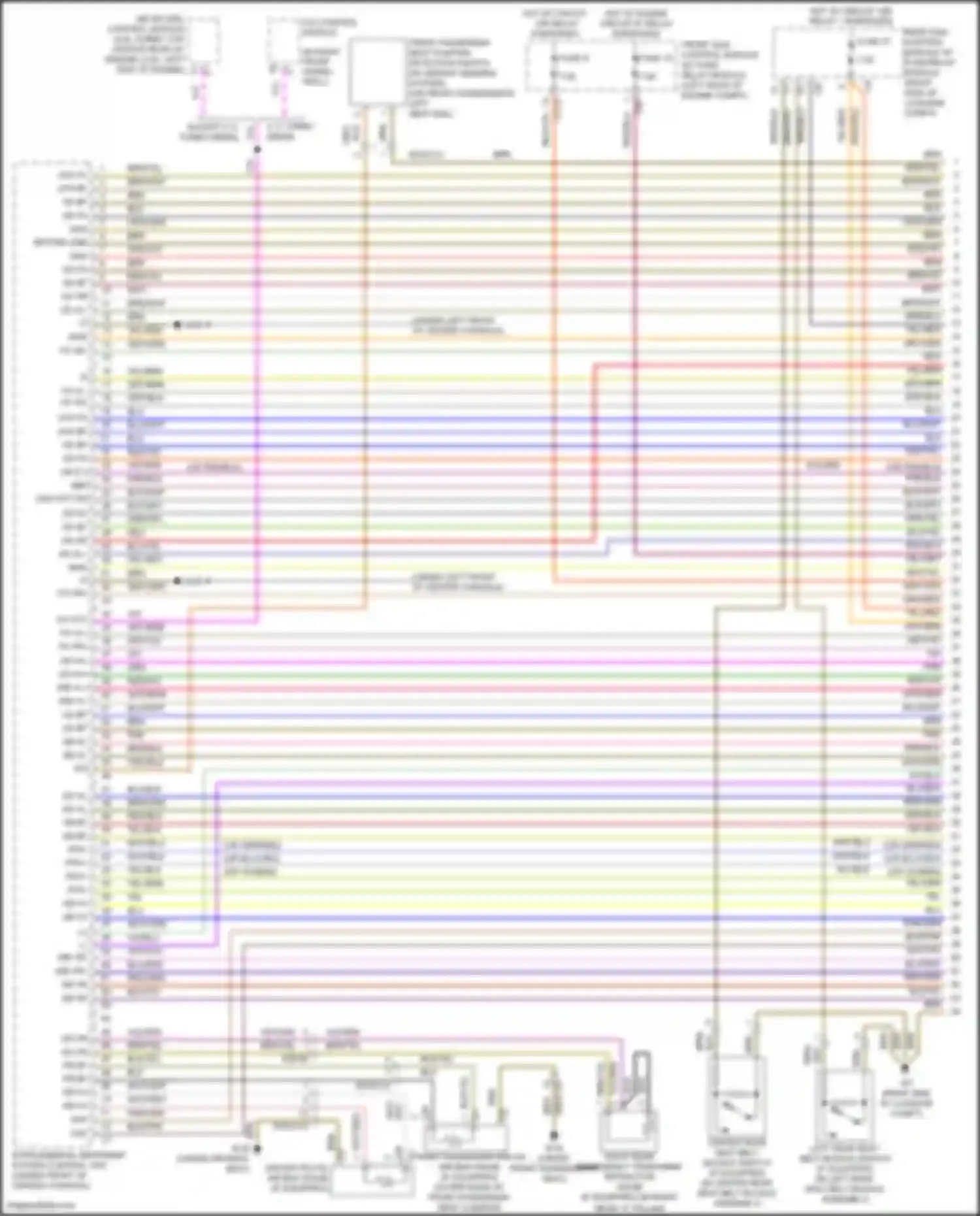 E-class Mercedes-Benz W212/S212/C207/A207 facelift (2013-2016): Supplemental restraint circuit (1 of 4)