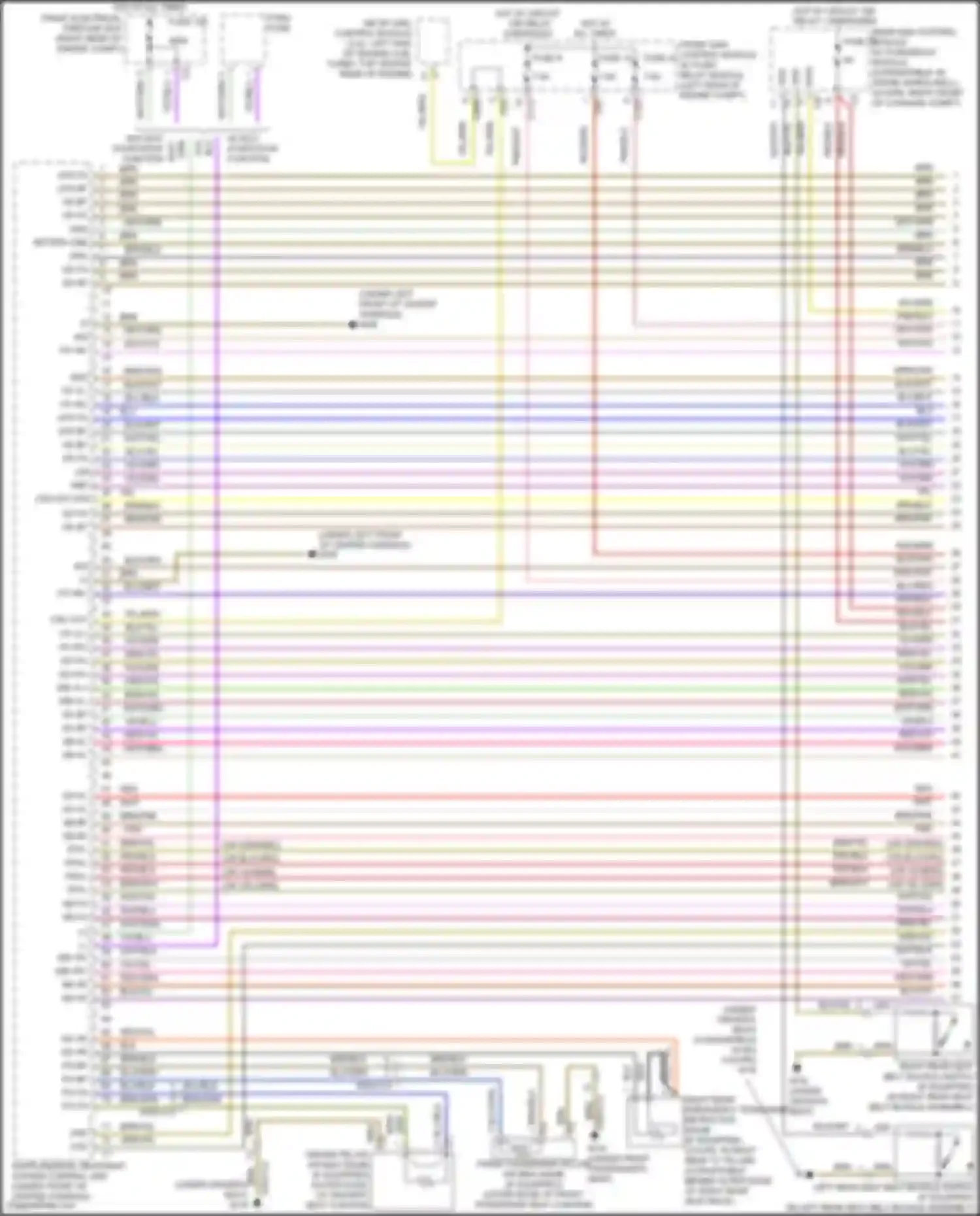 E-class Mercedes-Benz W212/S212/C207/A207 facelift (2013-2016): Supplemental restraint circuit, convertible (1 of 4)