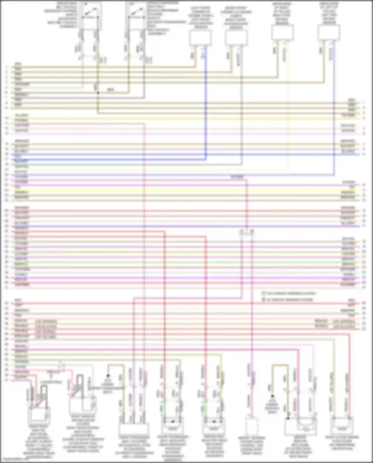 E-class Mercedes-Benz W212/S212/C207/A207 facelift (2013-2016): Supplemental restraint circuit, coupe (2 of 4)