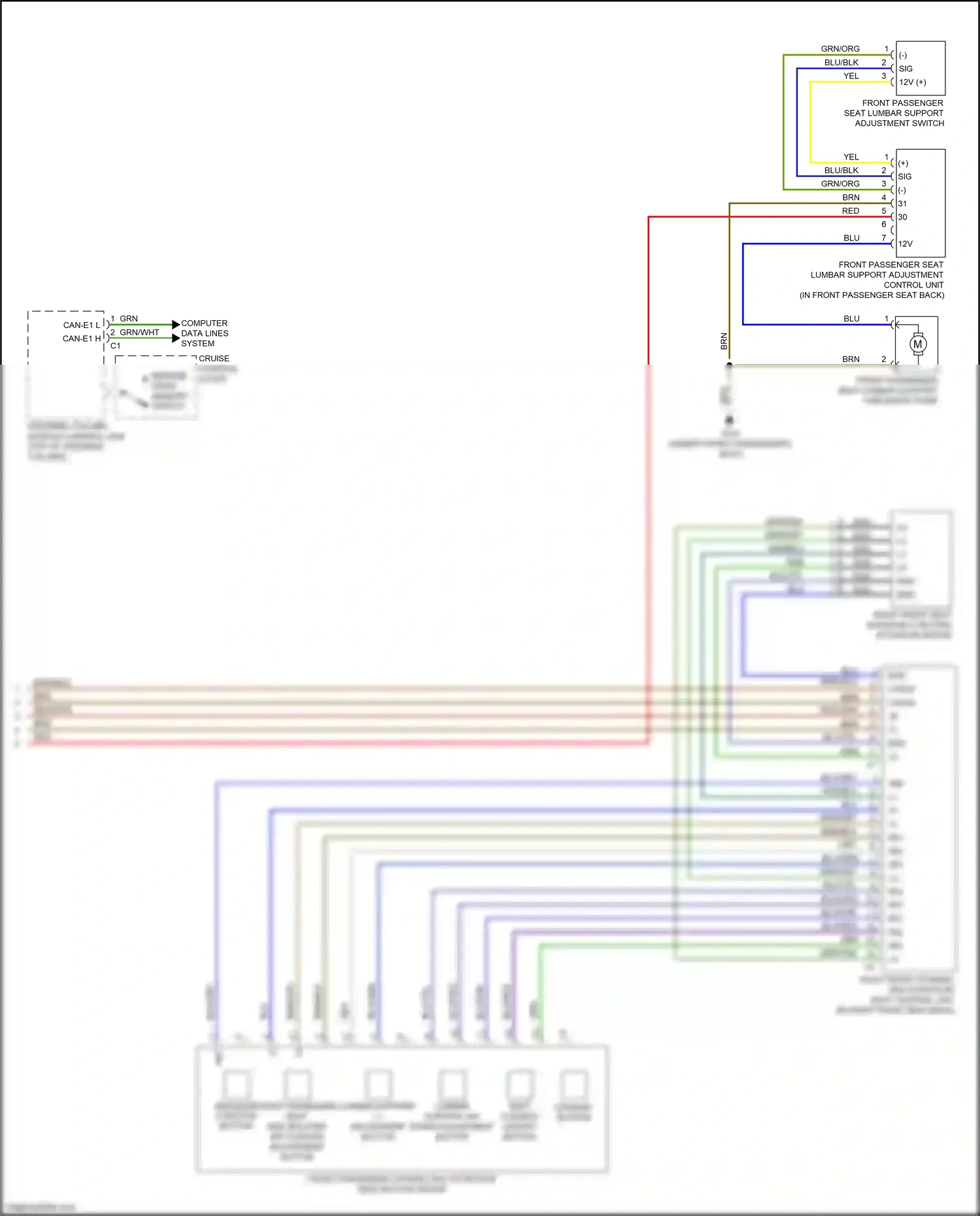 Wiring diagram computer data lines system for Mercedes-Benz E-class W212/S212/C207/A207 facelift (2013-2016) (38 of 443)
