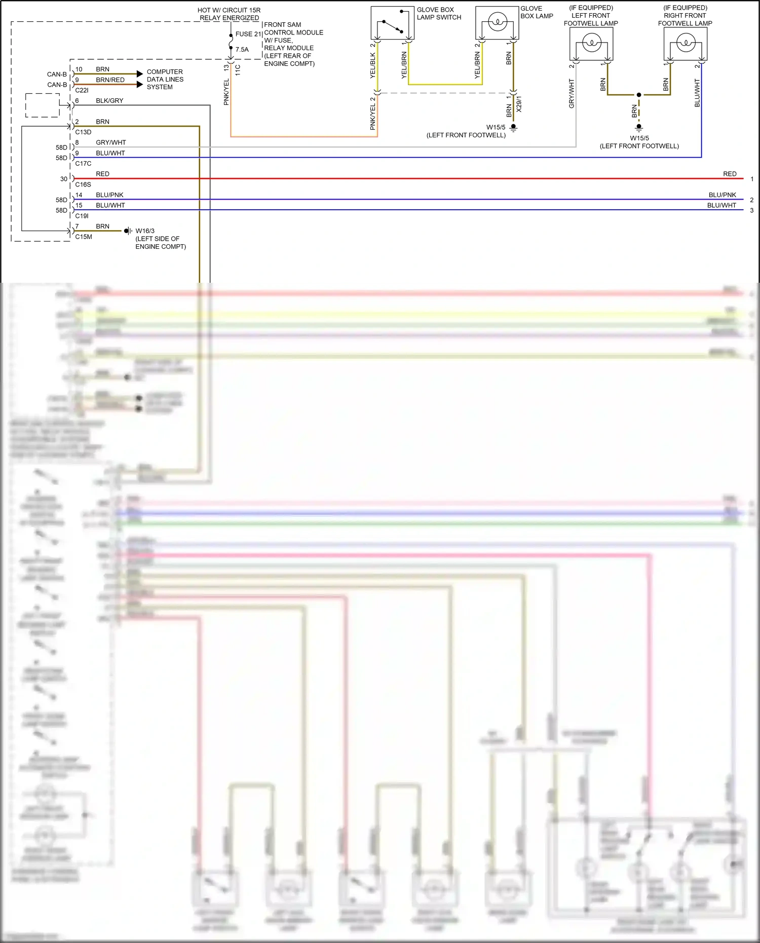 Wiring diagram computer data lines system for Mercedes-Benz E-class W212/S212/C207/A207 facelift (2013-2016) (121 of 443)